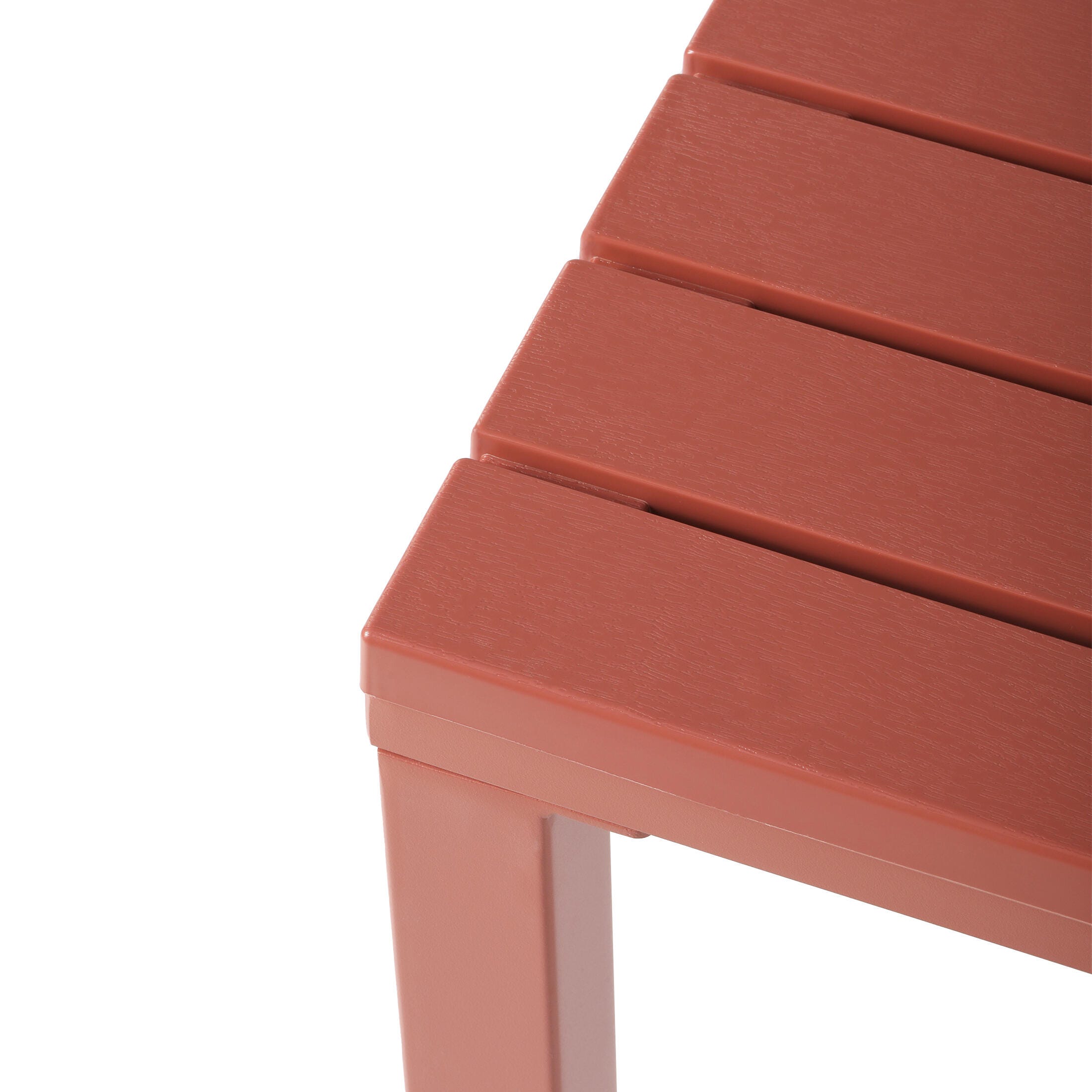 Westin Furniture Lucienne Outdoor Dining Table, Red, large