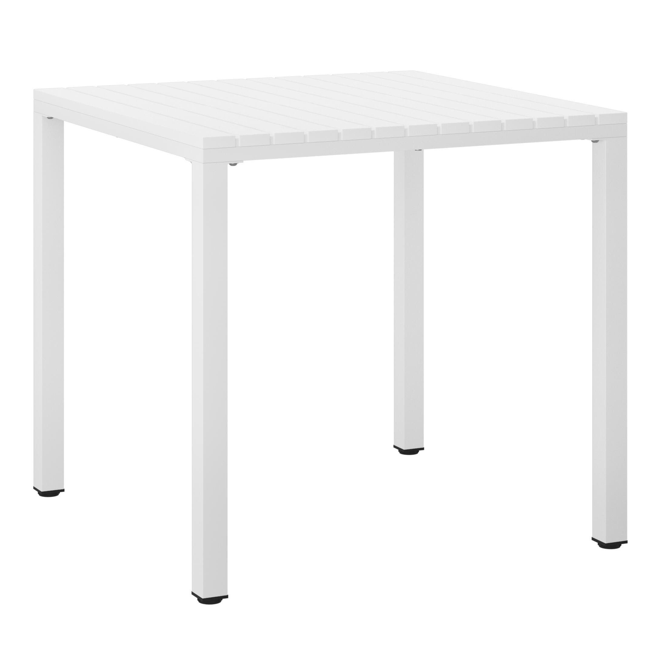 Westin Furniture Lucienne Outdoor Dining Table, White, large