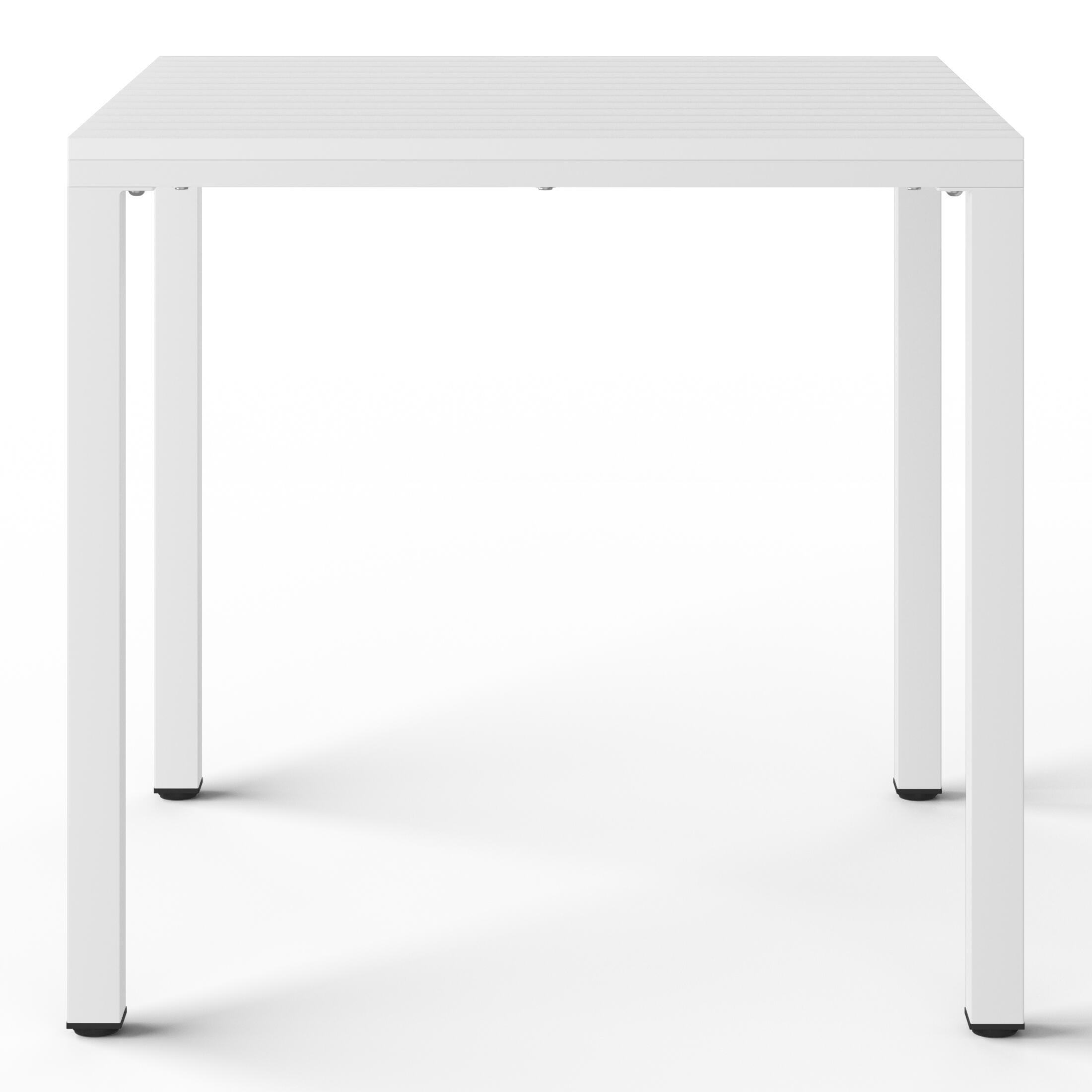 Westin Furniture Lucienne Outdoor Dining Table, White, large