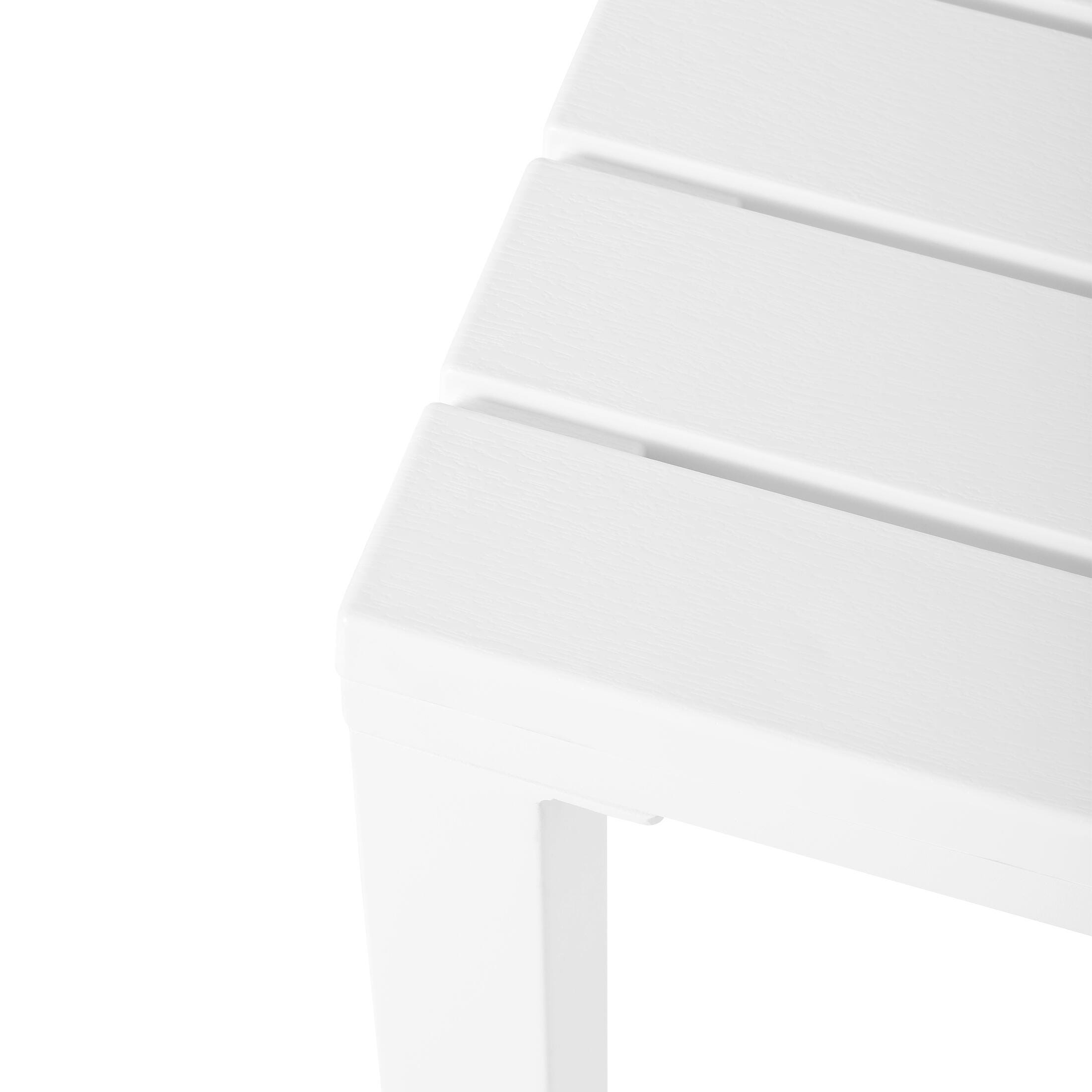Westin Furniture Lucienne Outdoor Dining Table, White, large