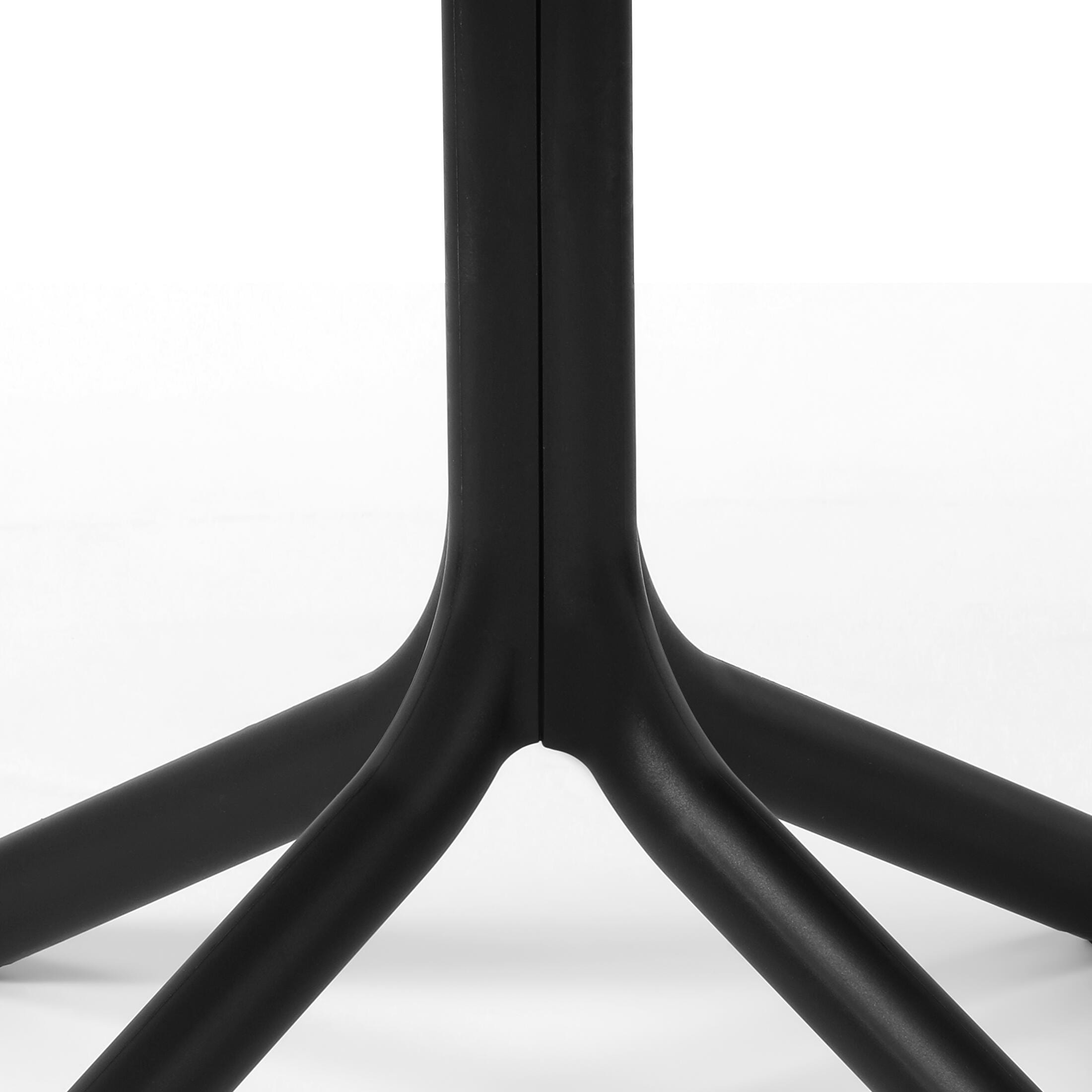 Westin Furniture Pearlina Solid Outdoor Dining Table, Black, large