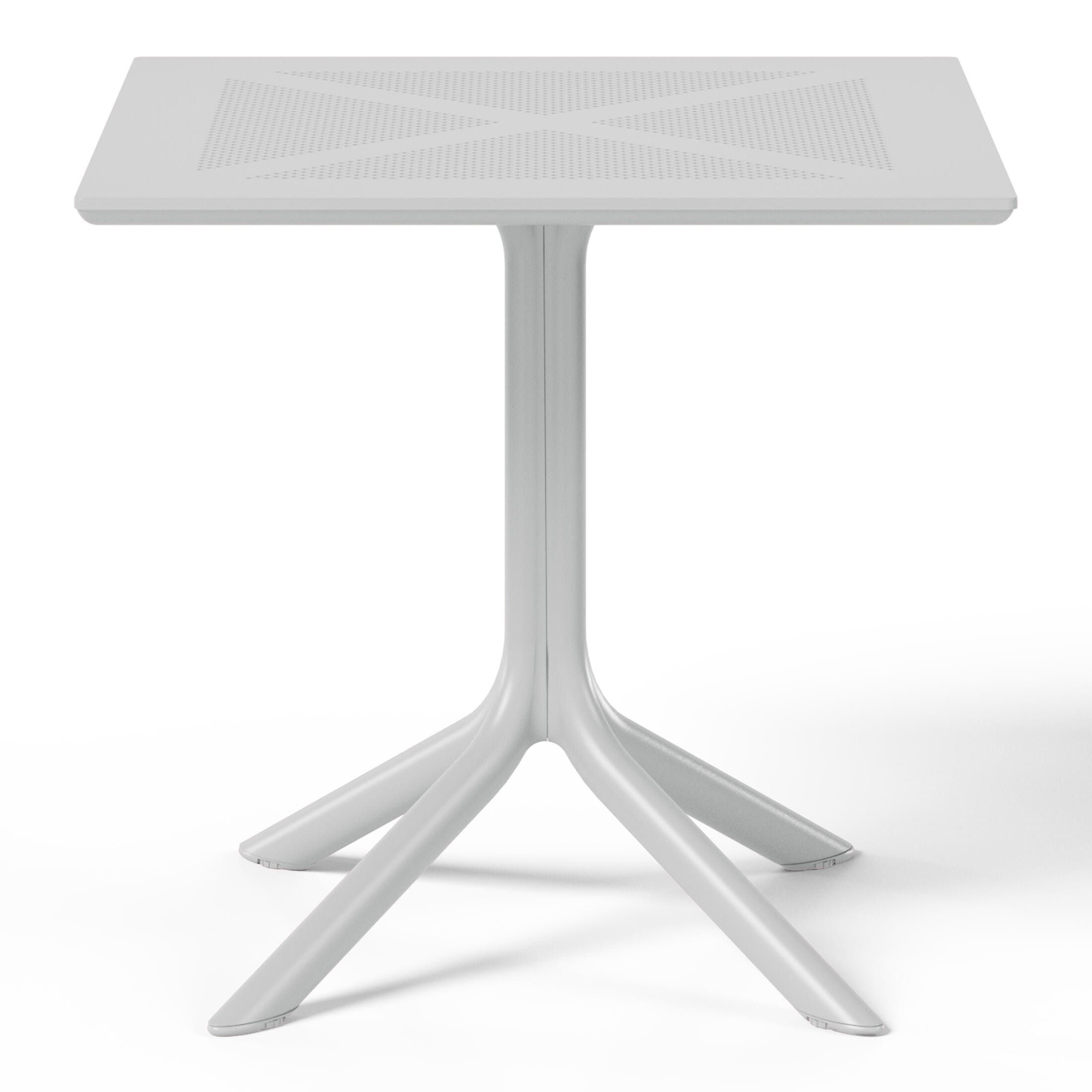 Westin Furniture Pearlina Solid Outdoor Dining Table, Gray, large