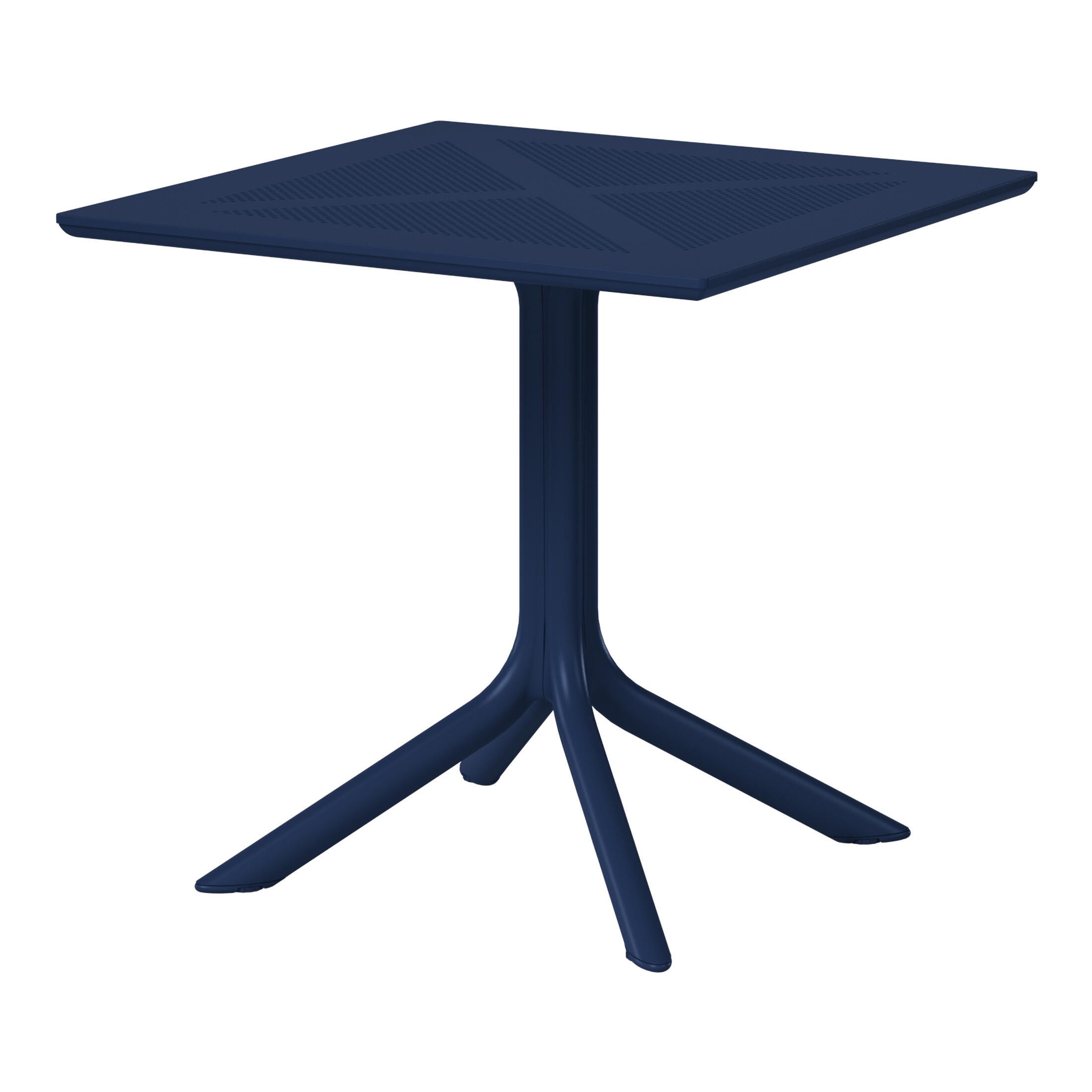 Westin Furniture Pearlina Solid Outdoor Dining Table, Navy Blue, large