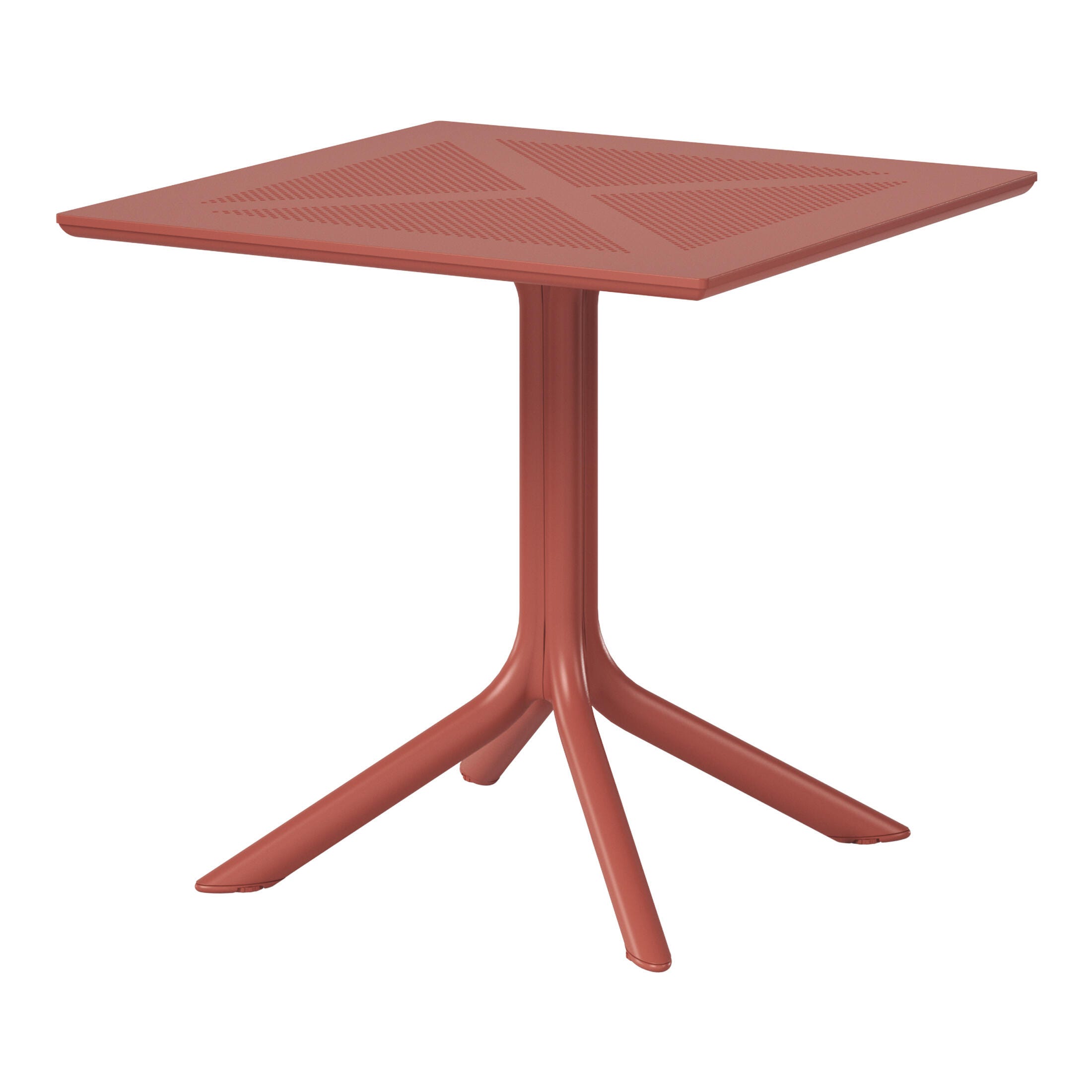 Westin Furniture Pearlina Solid Outdoor Dining Table, Red, large