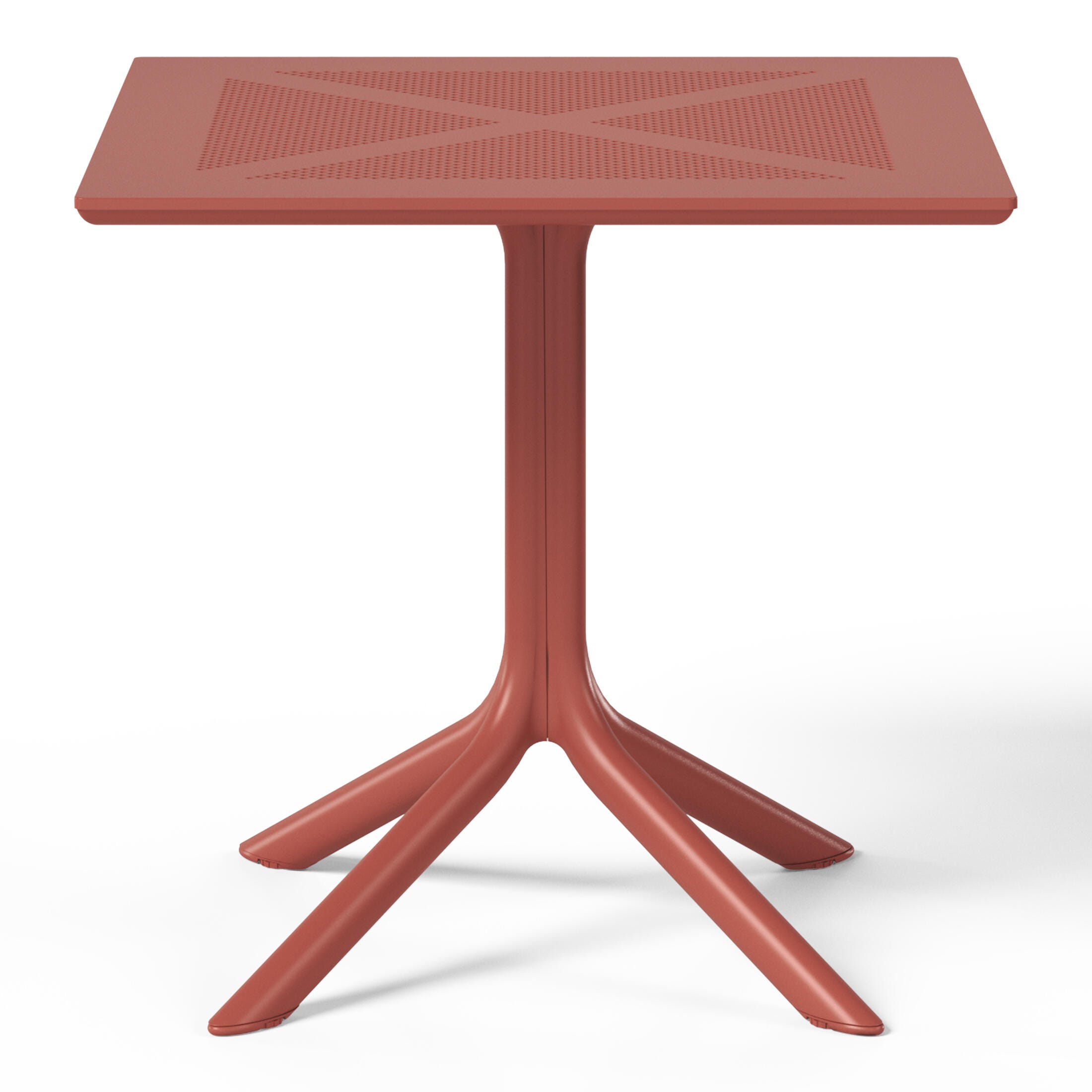 Westin Furniture Pearlina Solid Outdoor Dining Table, Red, large