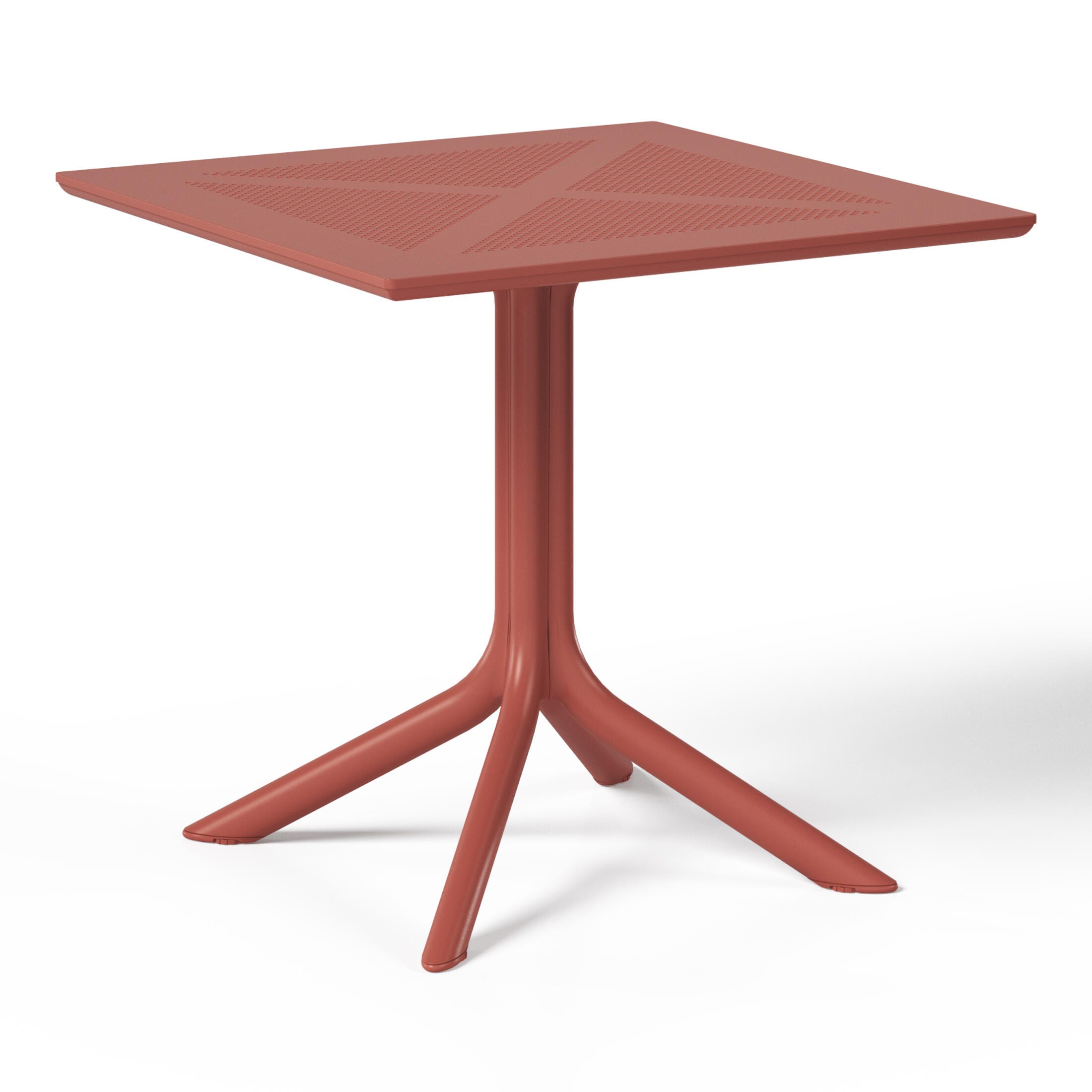 Westin Furniture Pearlina Solid Outdoor Dining Table, Red, large