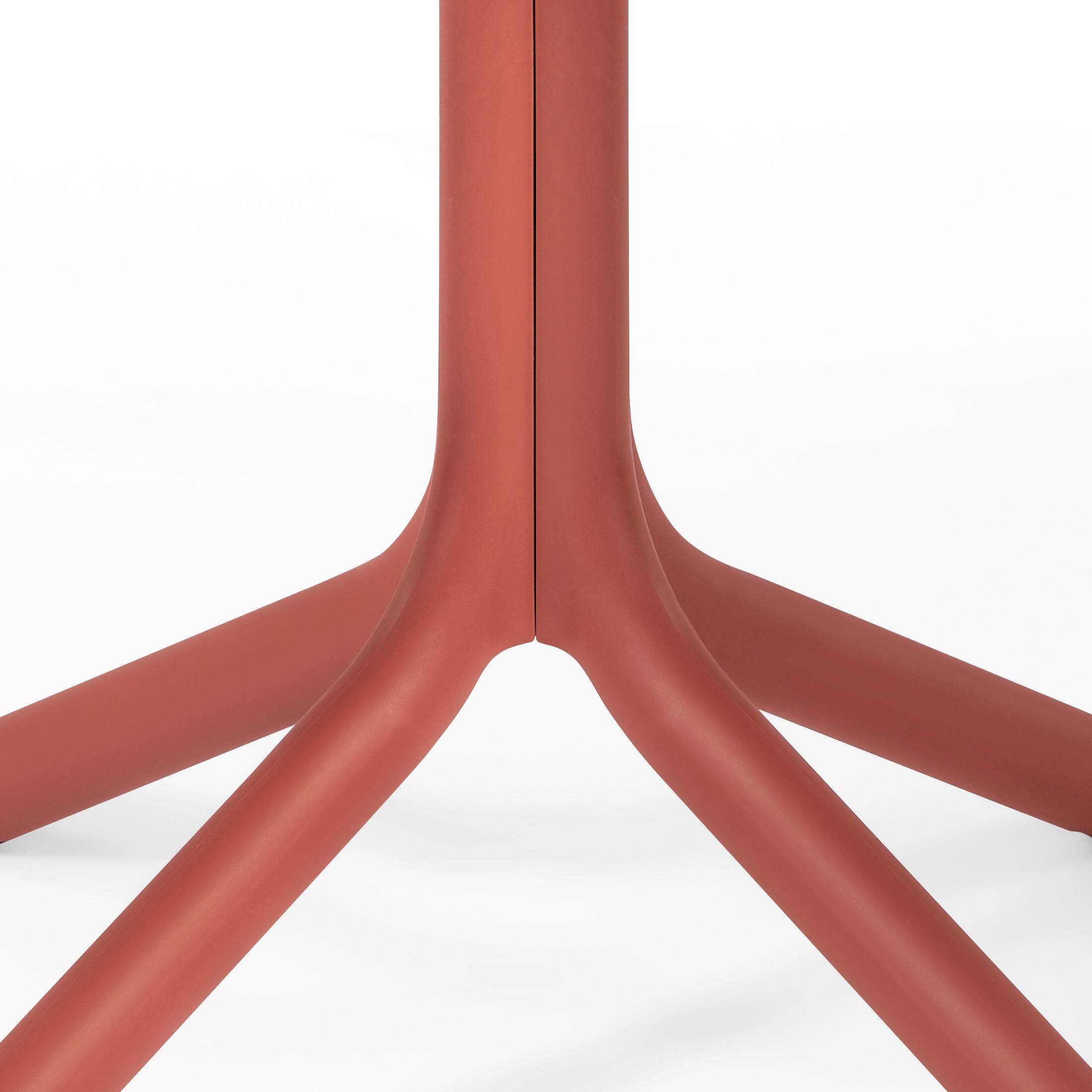 Westin Furniture Pearlina Solid Outdoor Dining Table, Red, large