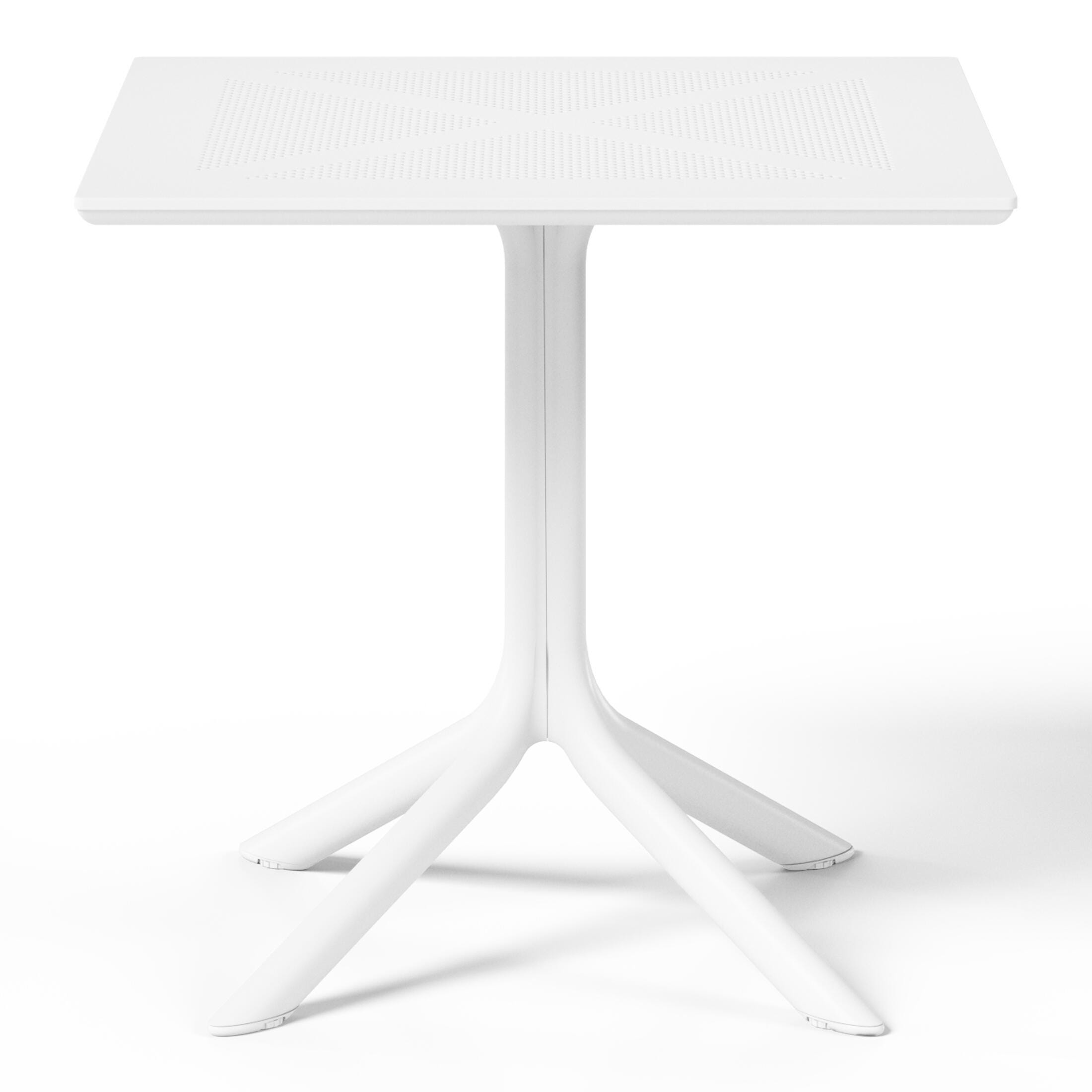 Westin Furniture Pearlina Solid Outdoor Dining Table, White, large