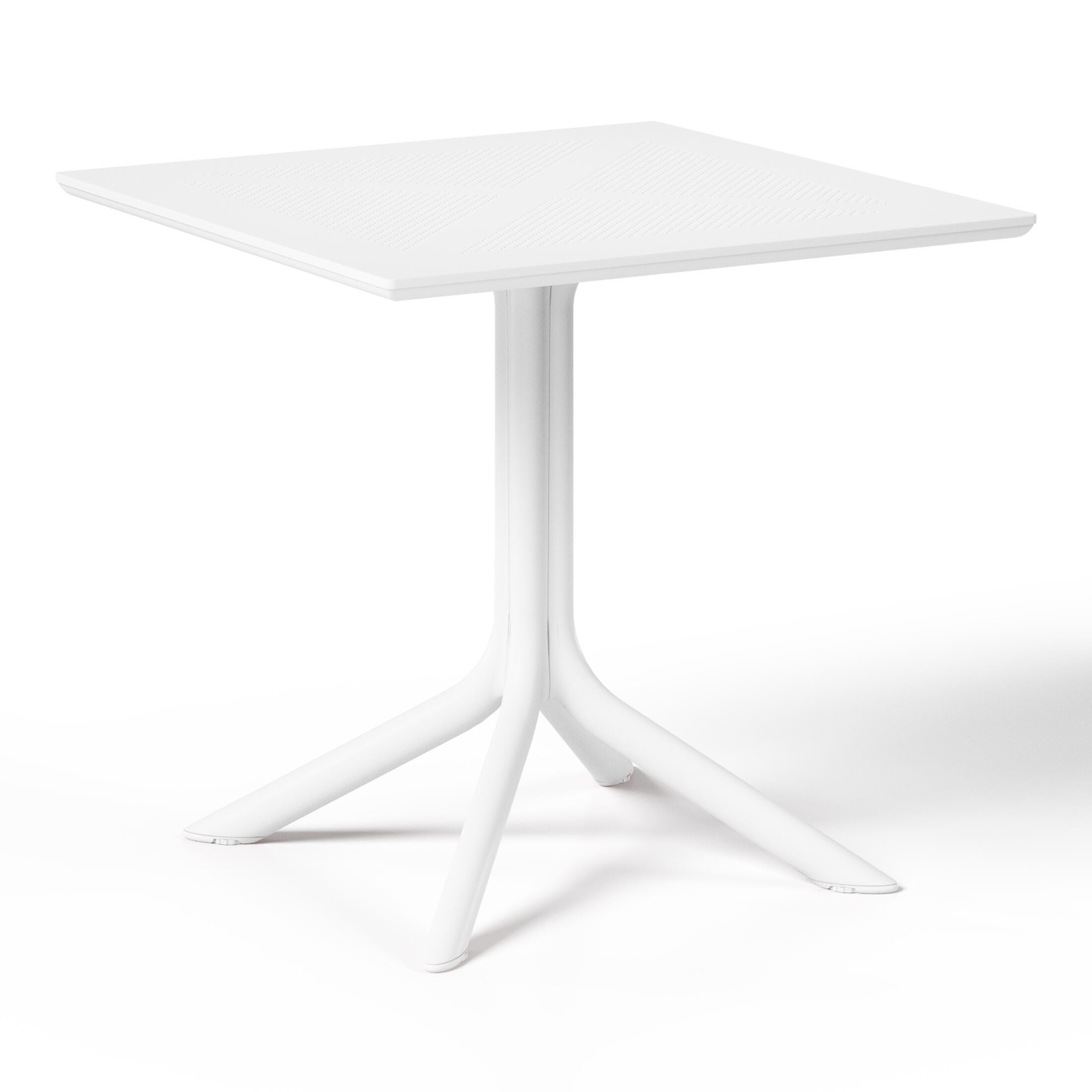 Westin Furniture Pearlina Solid Outdoor Dining Table, White, large
