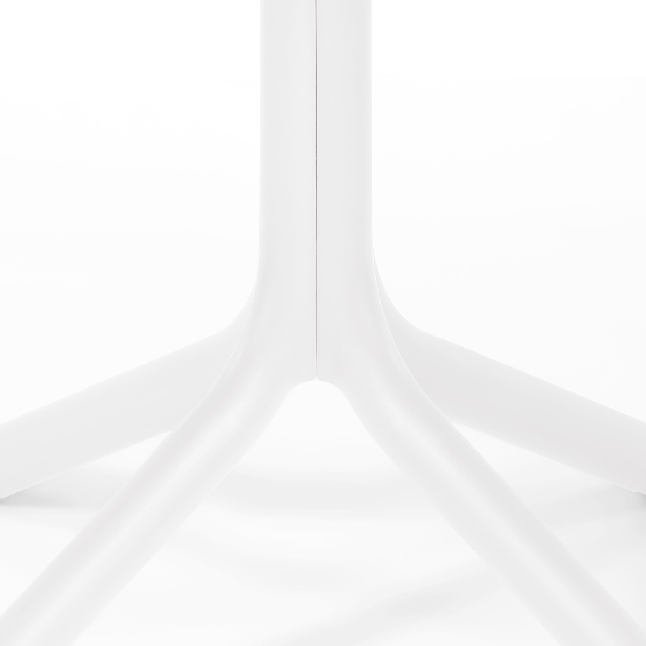 Westin Furniture Pearlina Solid Outdoor Dining Table, White, large
