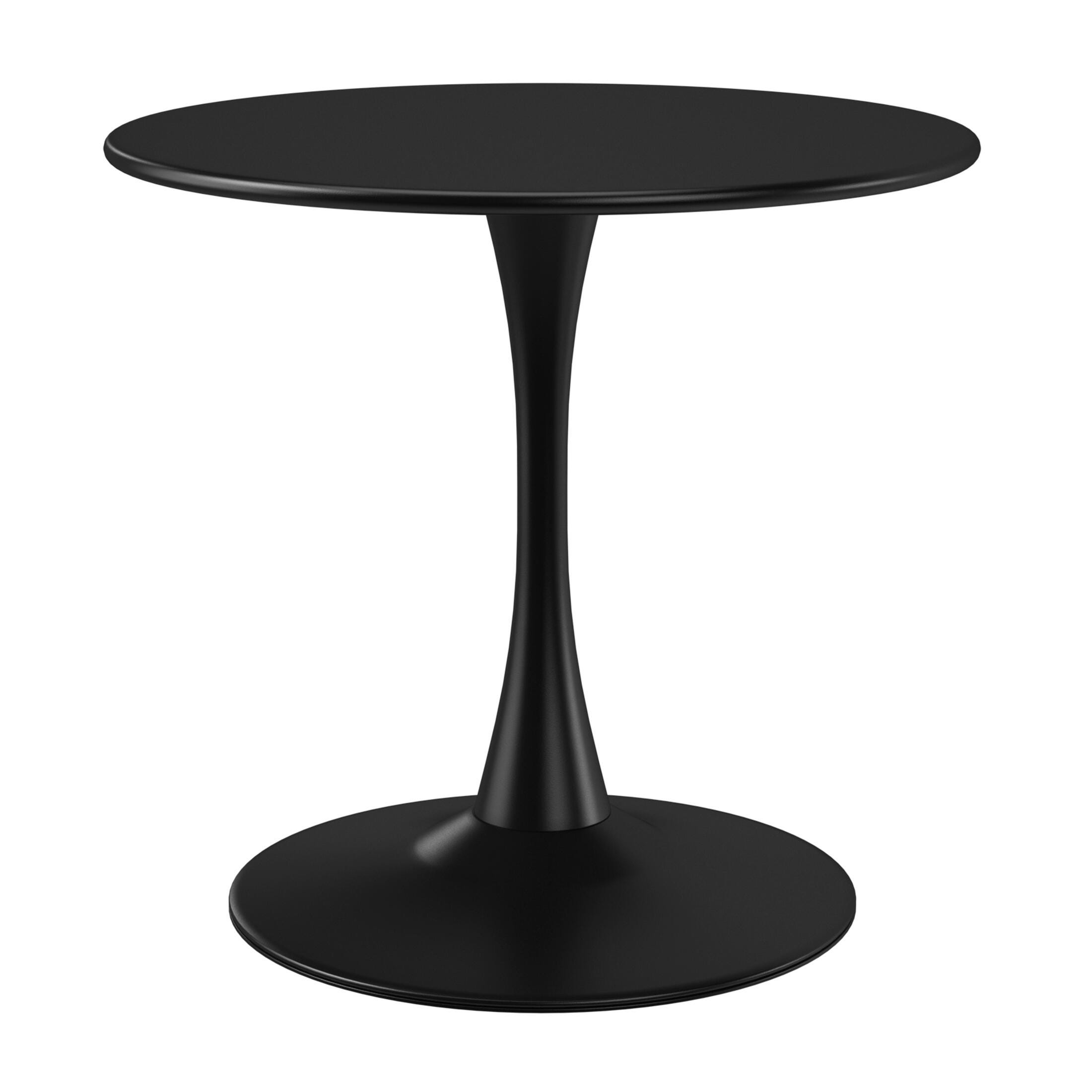 Westin Furniture Isla Solid Outdoor Dining Table, Black, large