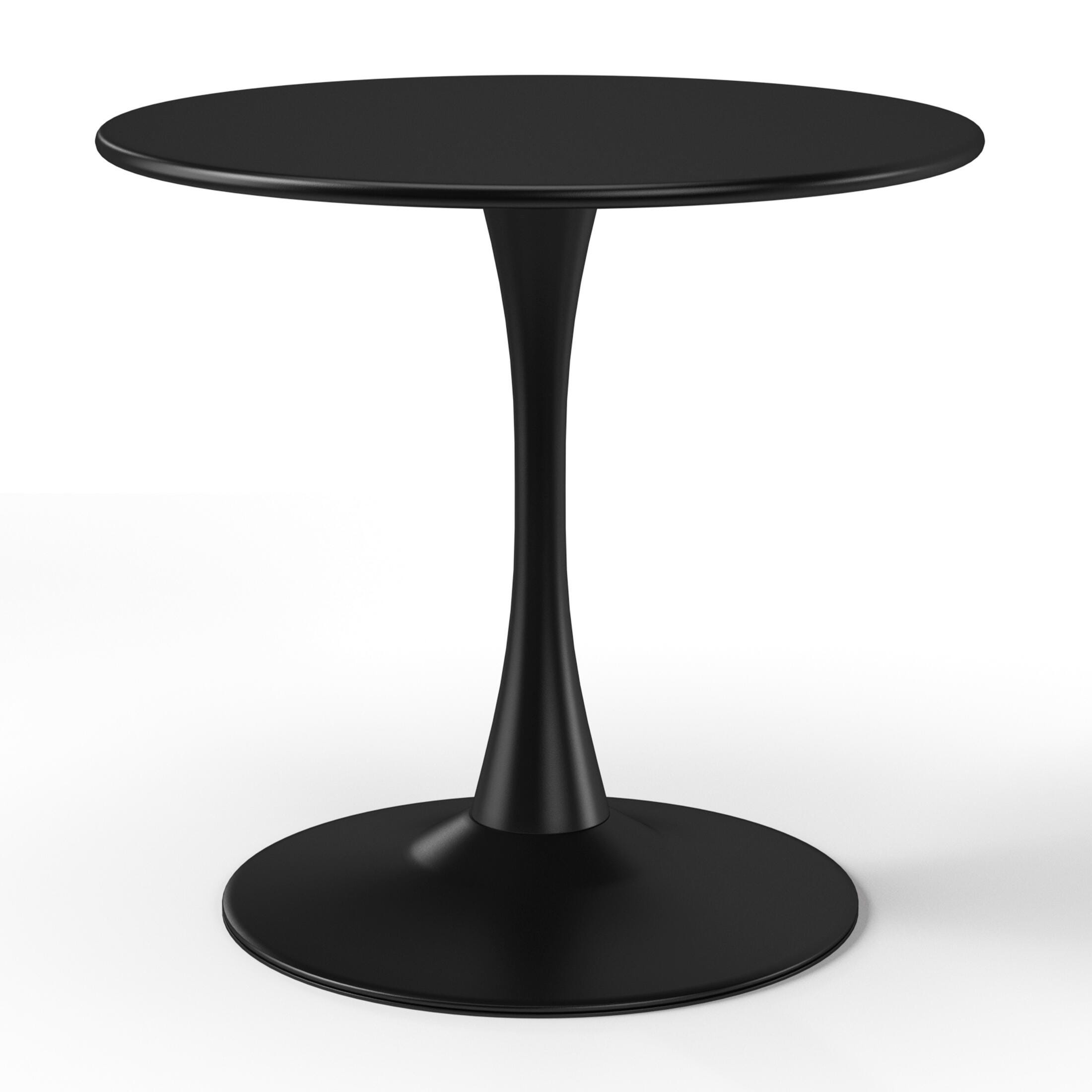 Westin Furniture Isla Solid Outdoor Dining Table, Black, large