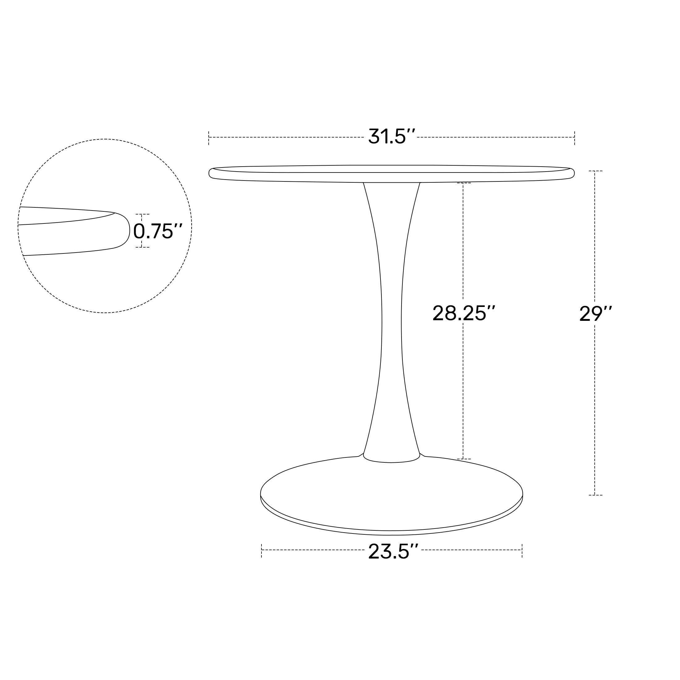 Westin Furniture Isla Solid Outdoor Dining Table, White, large