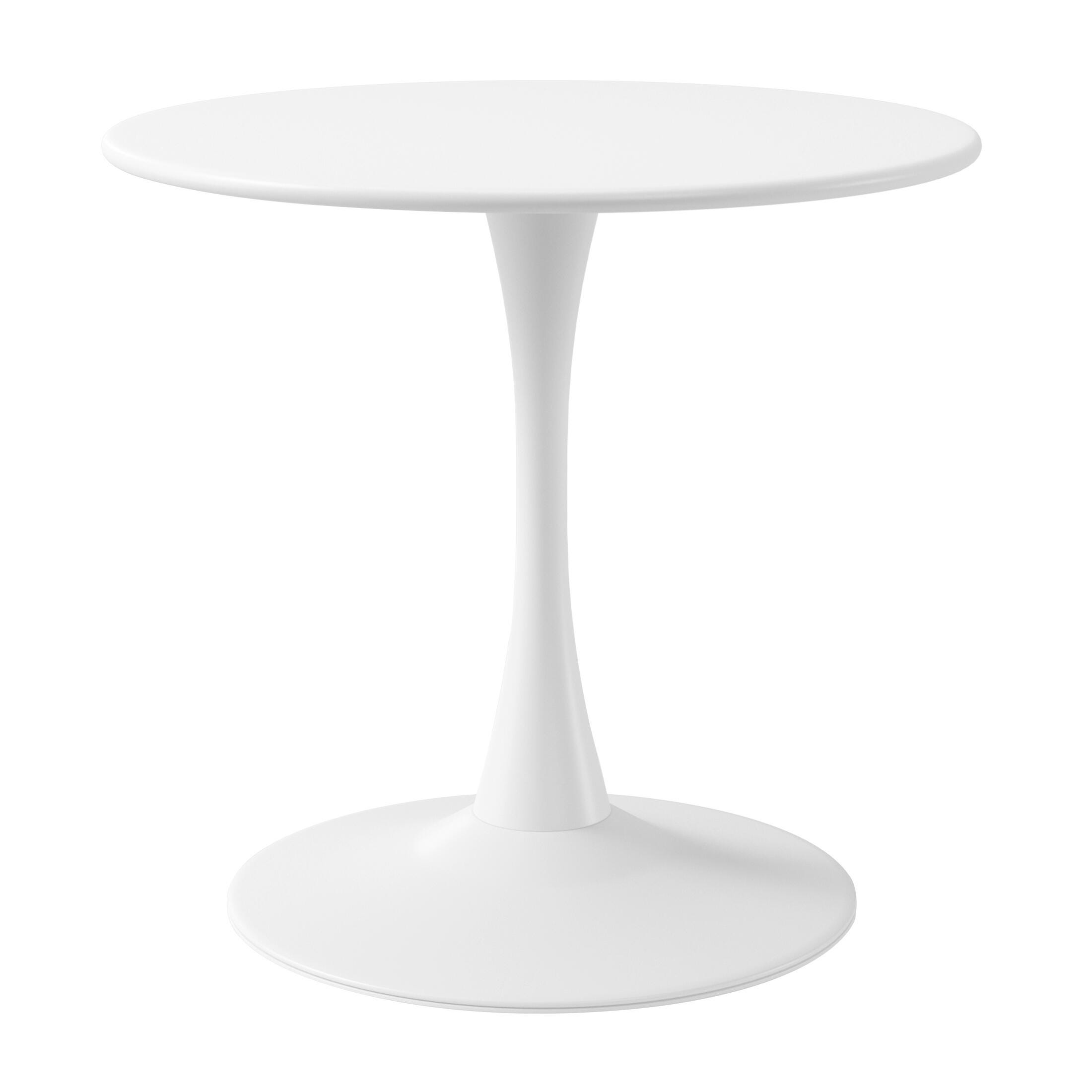 Westin Furniture Isla Solid Outdoor Dining Table, White, large