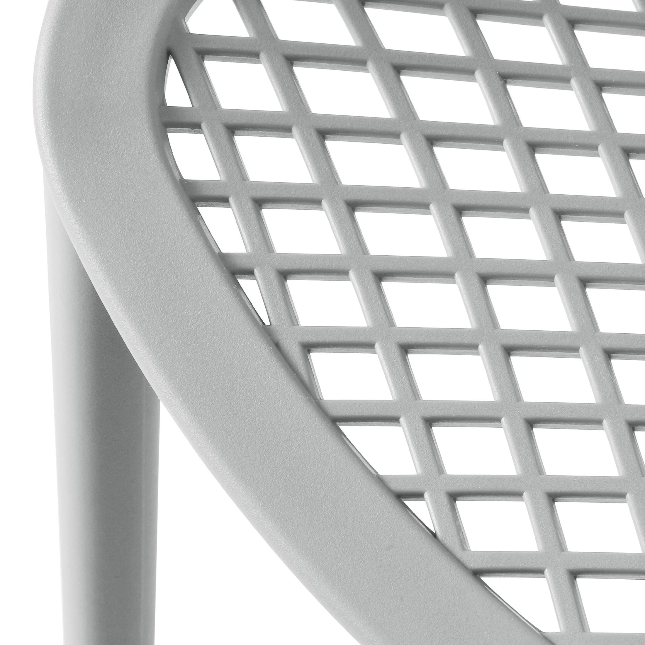 Westin Furniture Rhode Outdoor Dining Chair (Set of 2), Gray, large