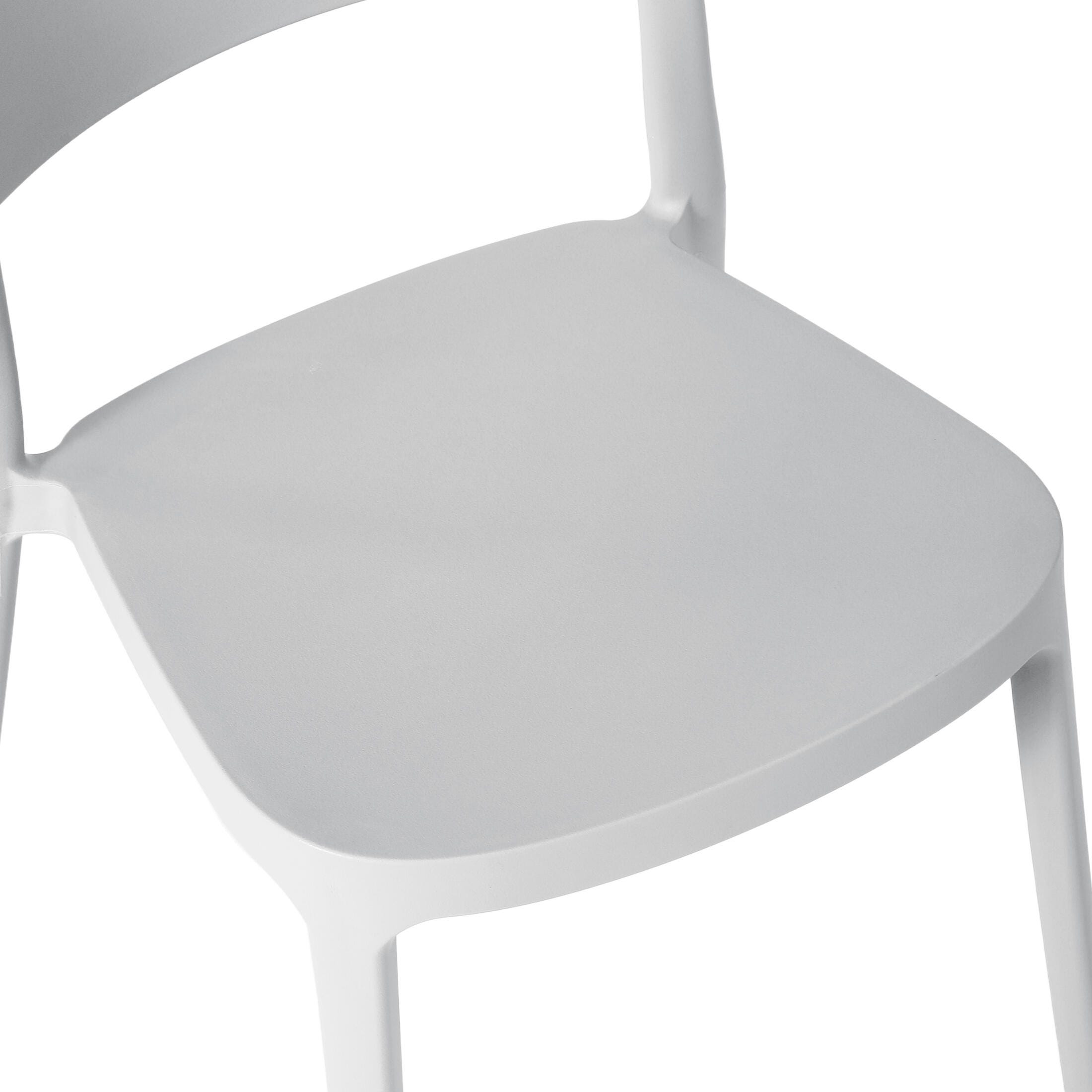 Westin Furniture Meadow Outdoor Dining Chair (Set of 2), Gray, large