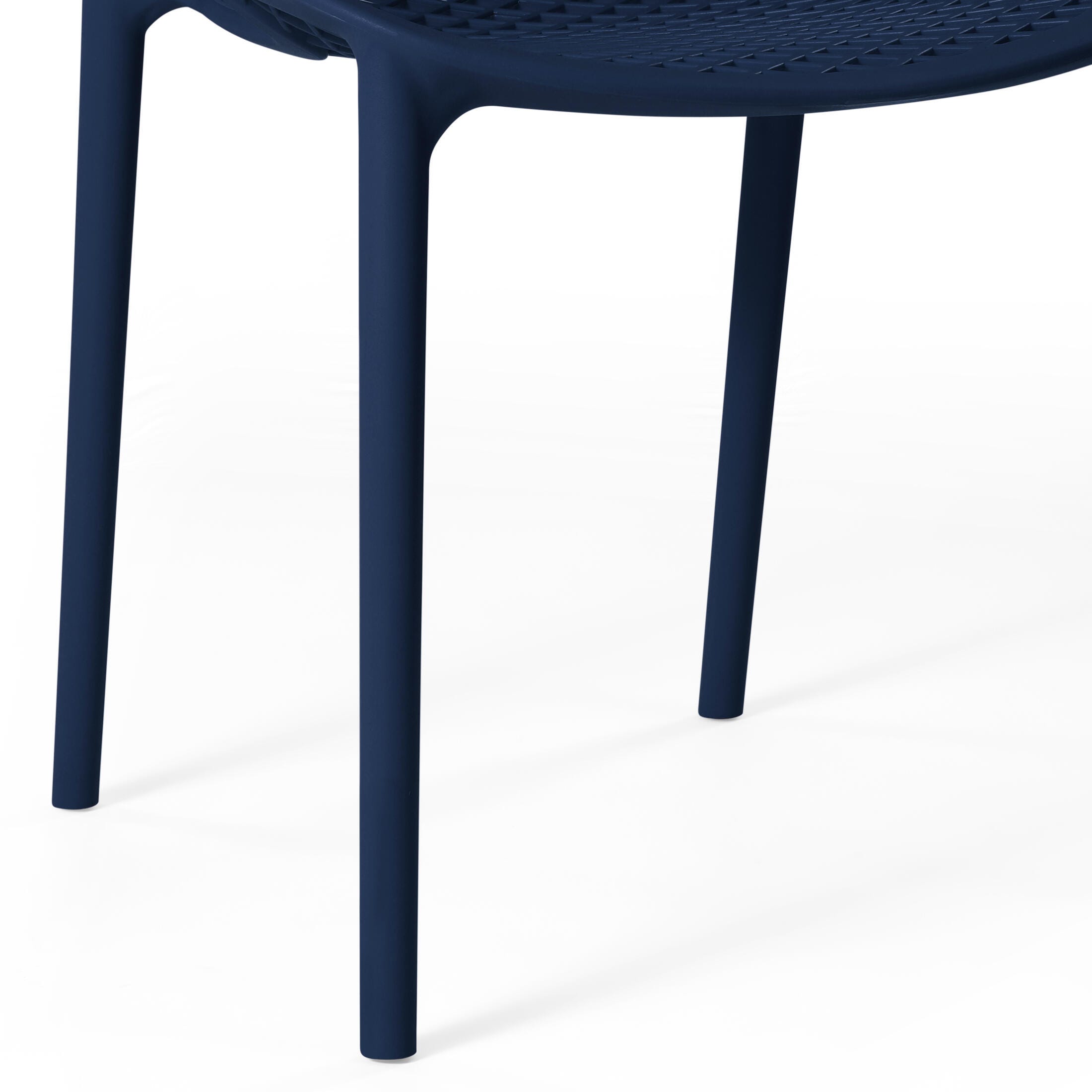 Westin Furniture Rhode Outdoor Dining Chair (Set of 2), Navy Blue, large