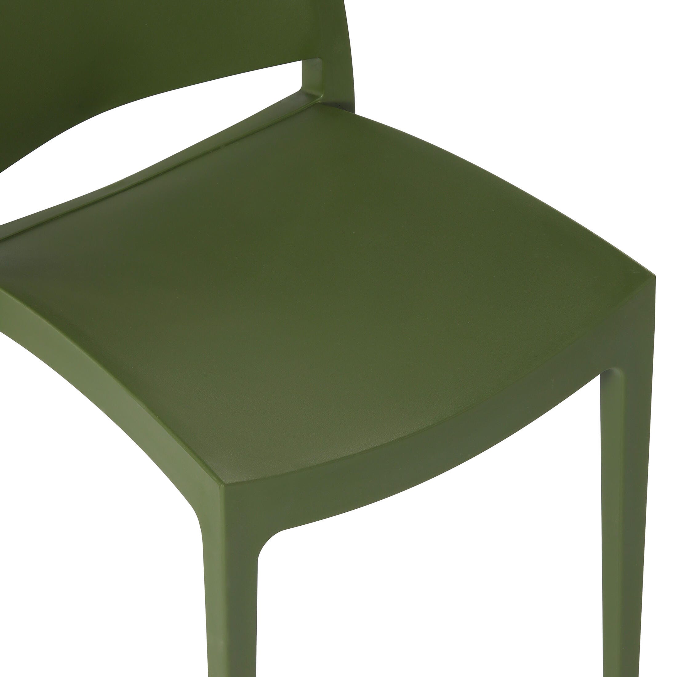 Westin Furniture Marbella Outdoor Dining Chair (Set of 2), Olive Green, large