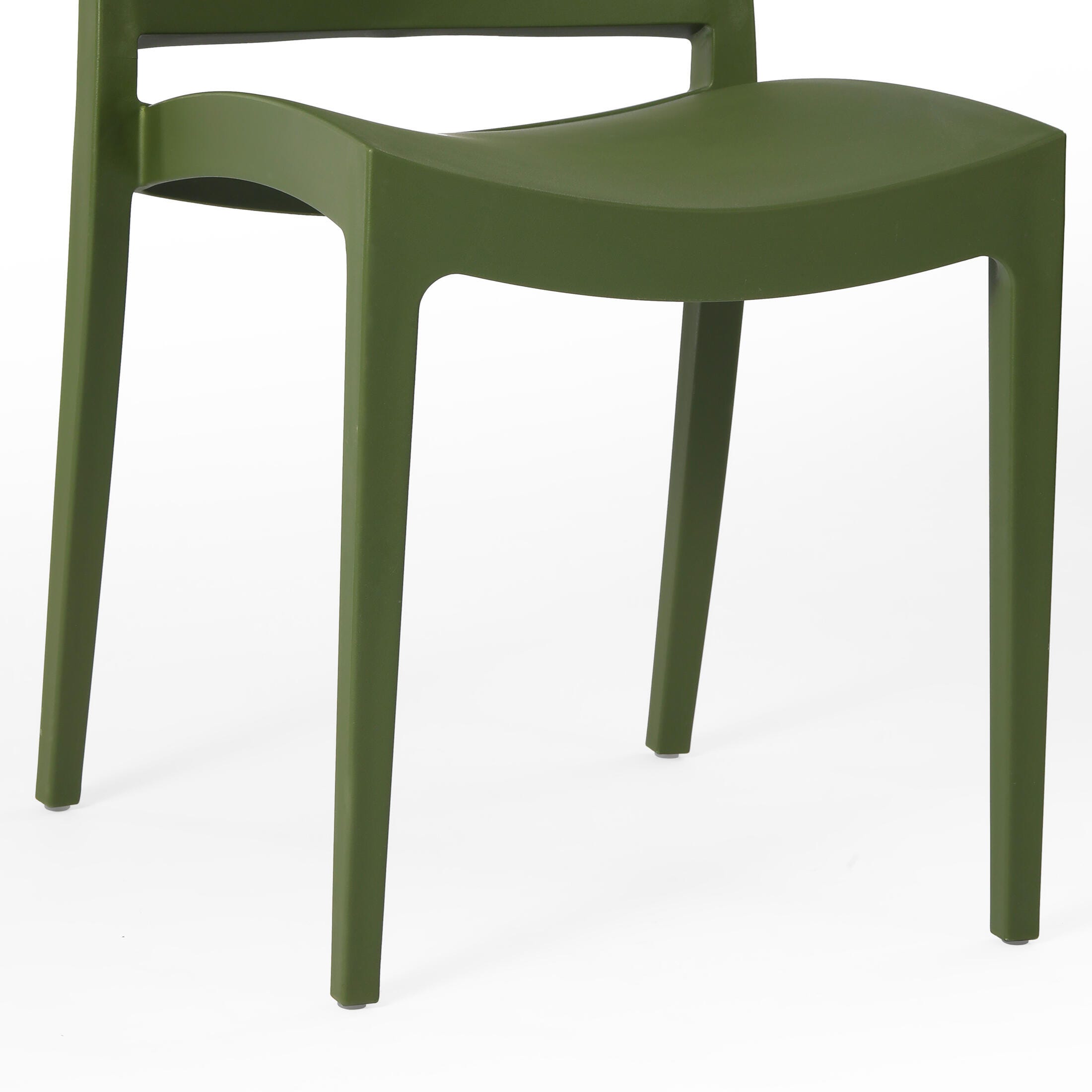 Westin Furniture Marbella Outdoor Dining Chair (Set of 2), Olive Green, large