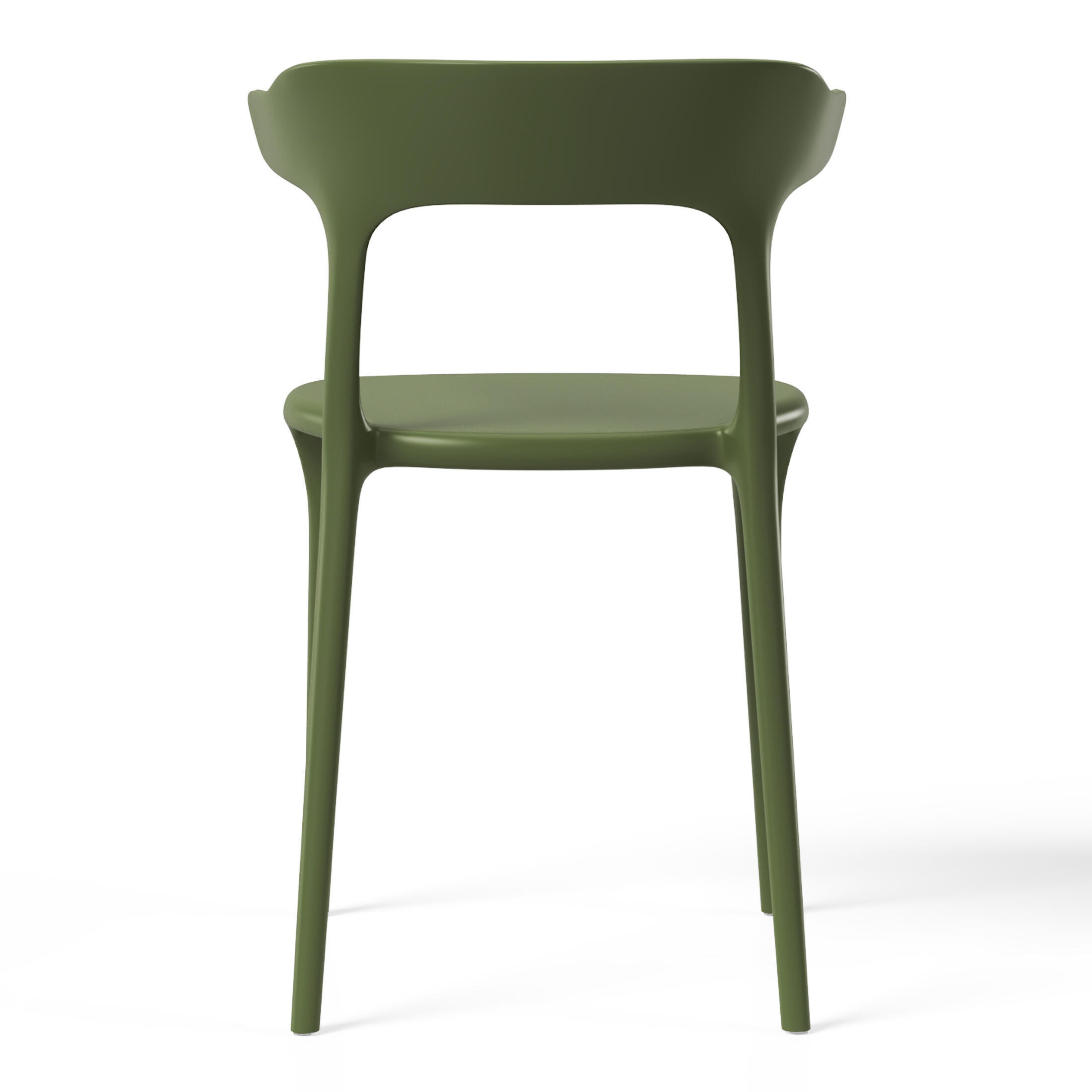 Westin Furniture Marina Outdoor Dining Chair (Set of 2), Olive Green, large