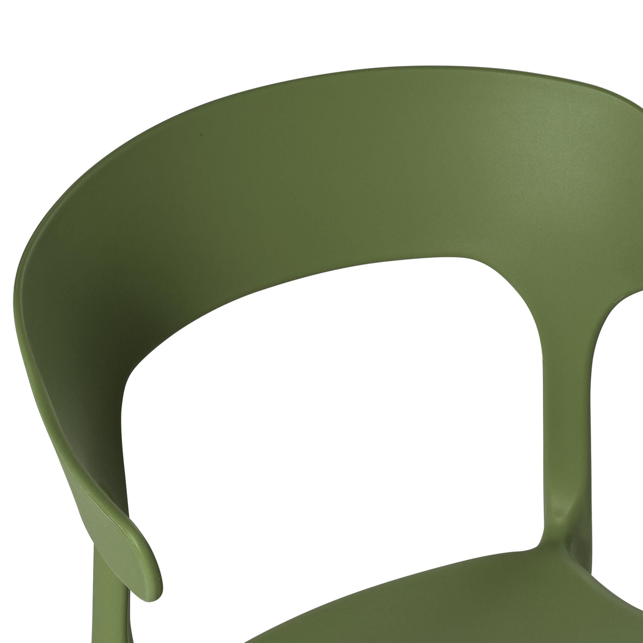 Westin Furniture Marina Outdoor Dining Chair (Set of 2), Olive Green, large