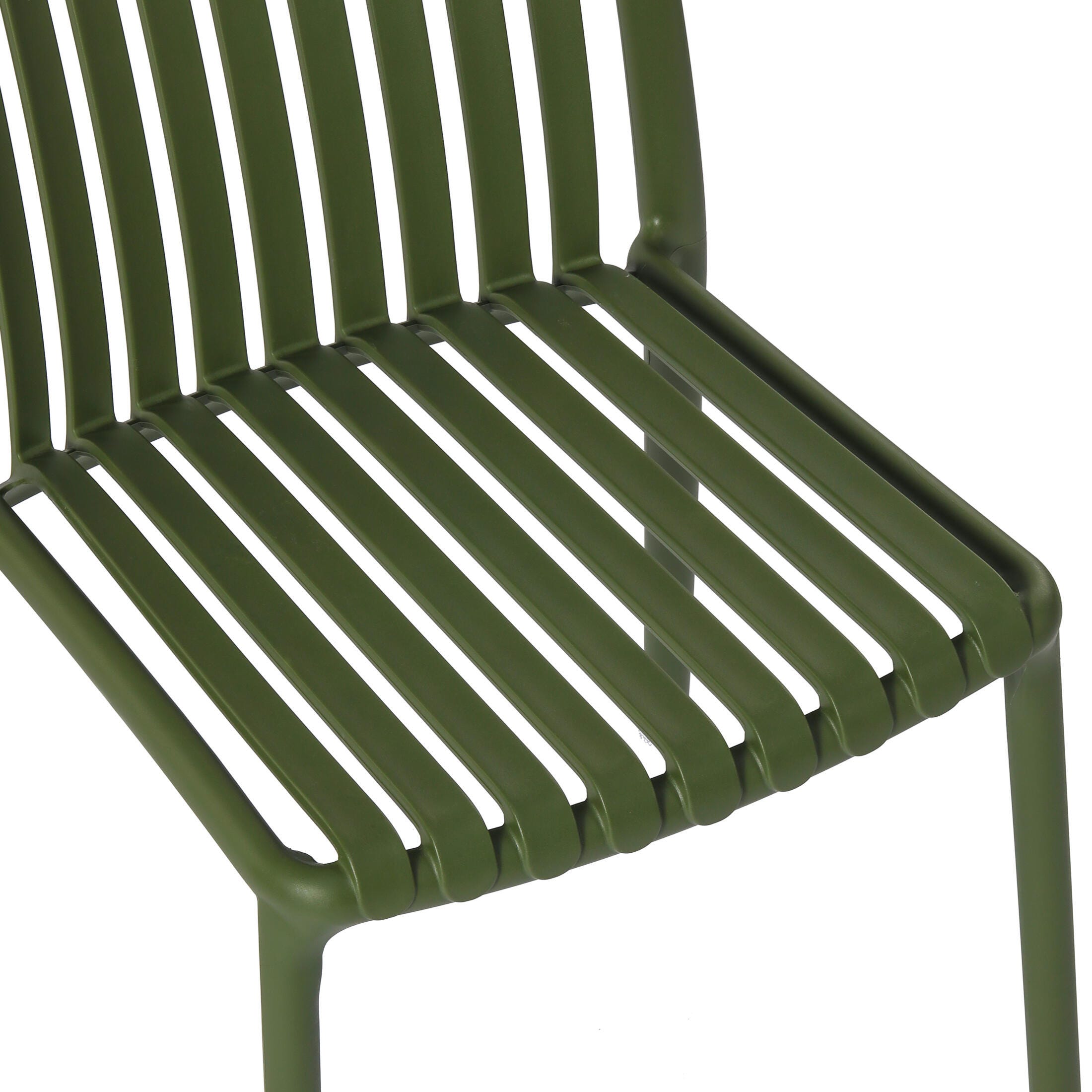 Westin Furniture Harlow Outdoor Dining Chair (Set of 2), Olive Green, large