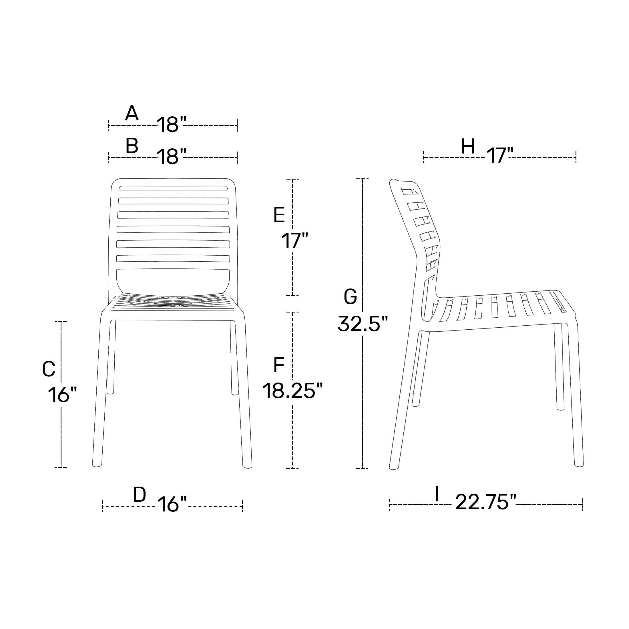 Westin Furniture Juniper Outdoor Dining Chair (Set of 2), Olive Green, large