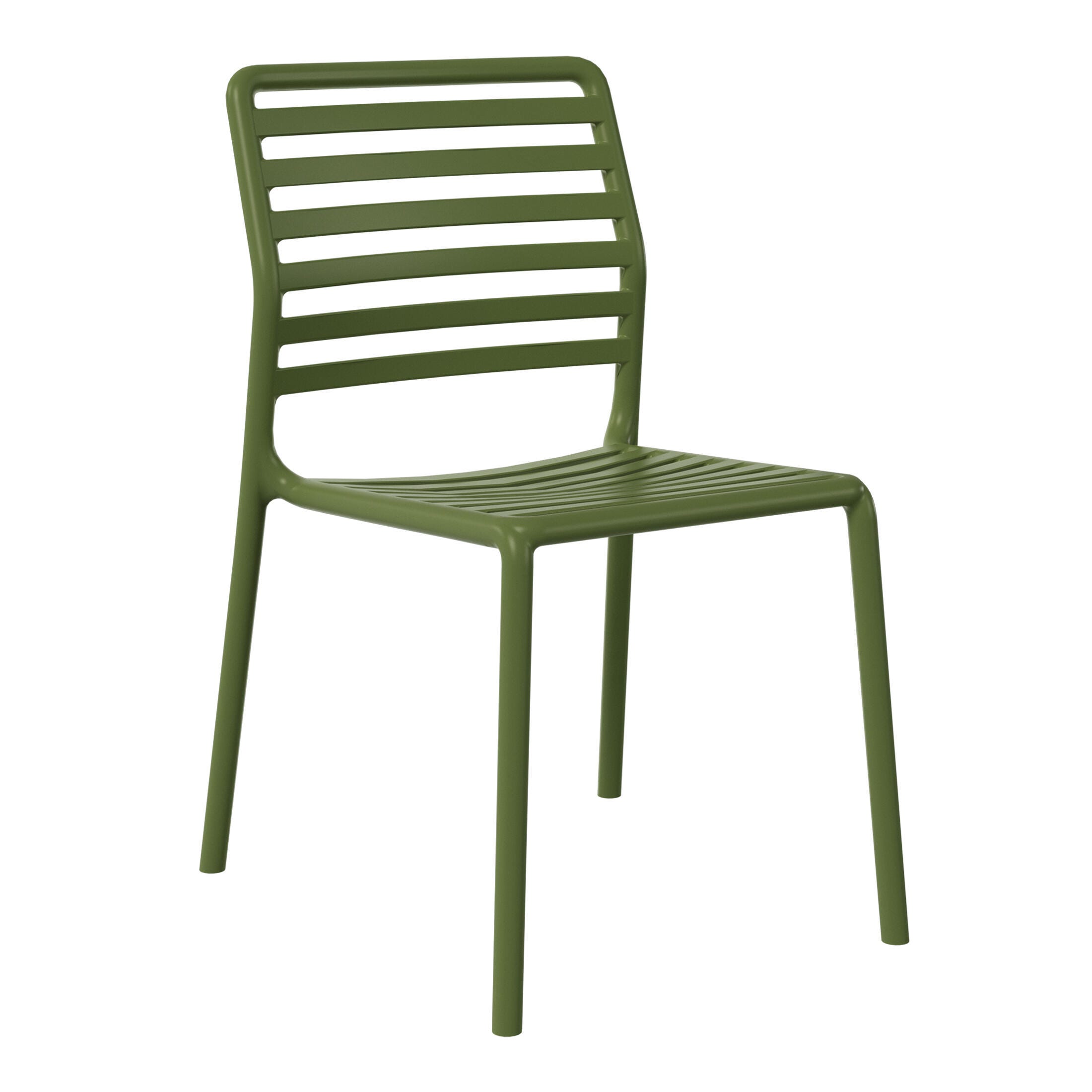 Westin Furniture Juniper Outdoor Dining Chair (Set of 2), Olive Green, large
