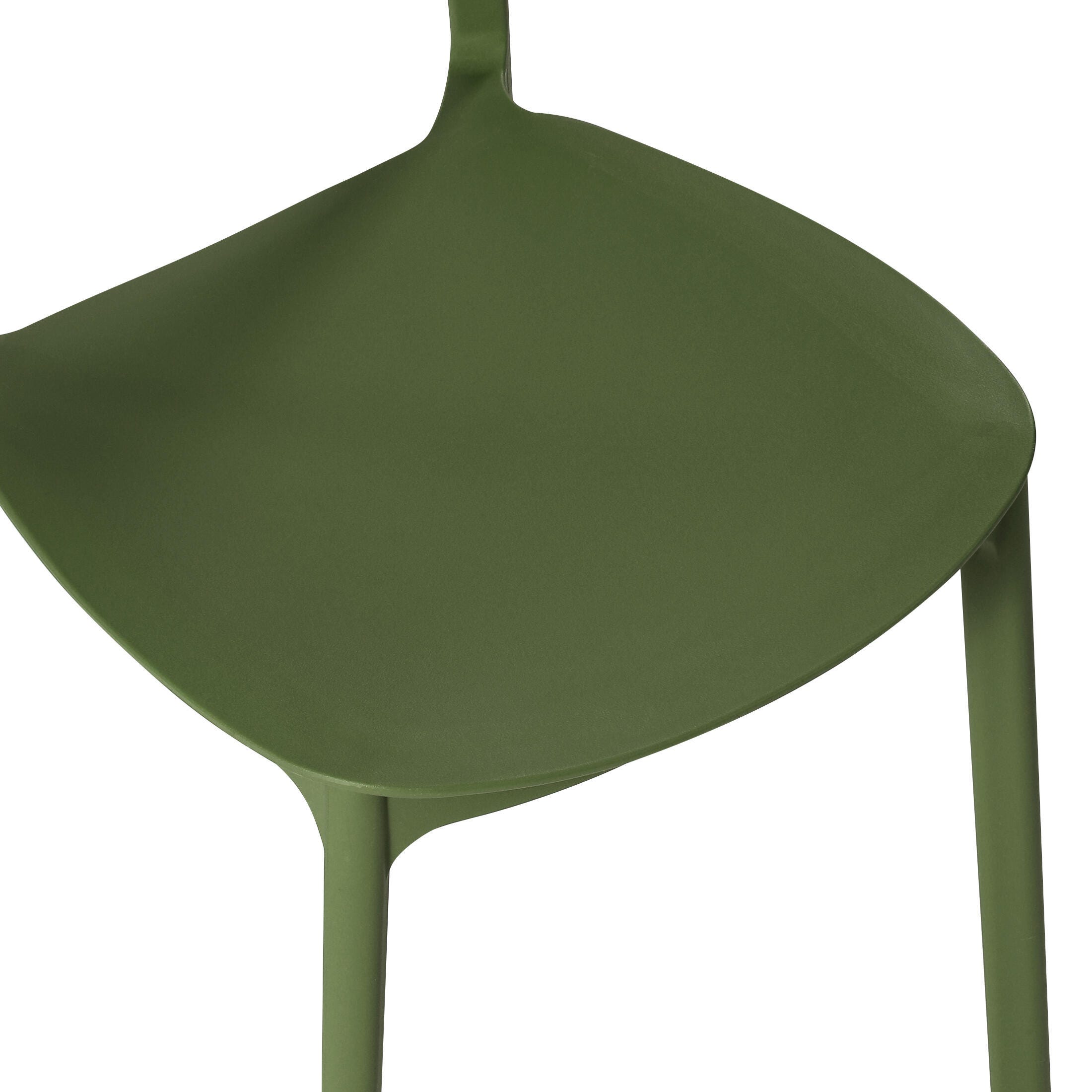 Westin Furniture Sterling Outdoor Dining Chair (Set of 2), Olive Green, large