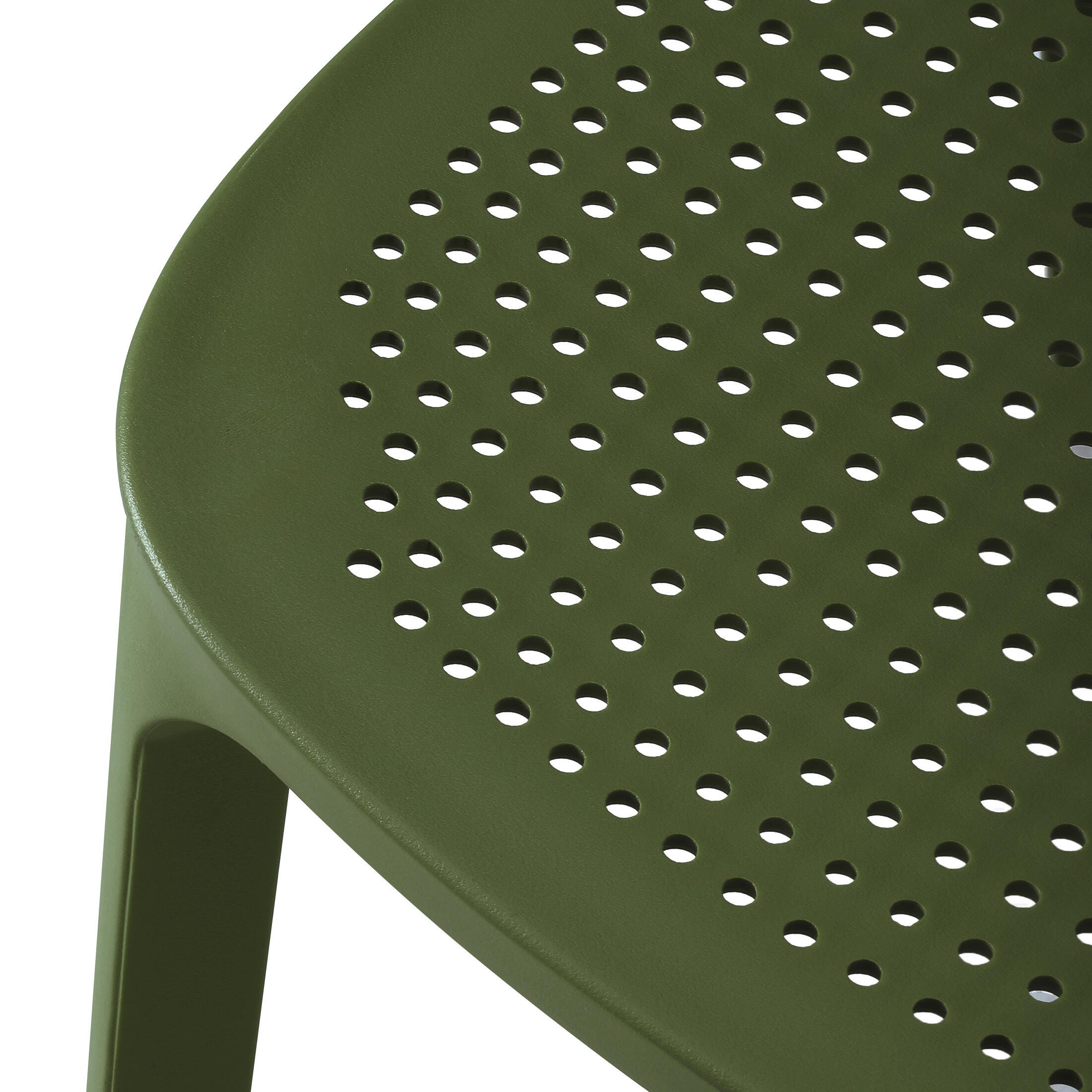 Westin Furniture Valencia Outdoor Dining Chair (Set of 2), Olive Green, large