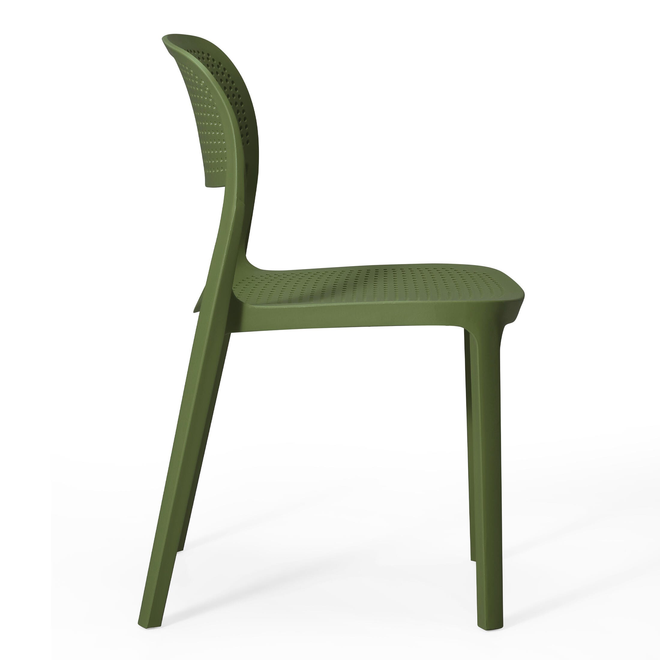 Westin Furniture Valencia Outdoor Dining Chair (Set of 2), Olive Green, large