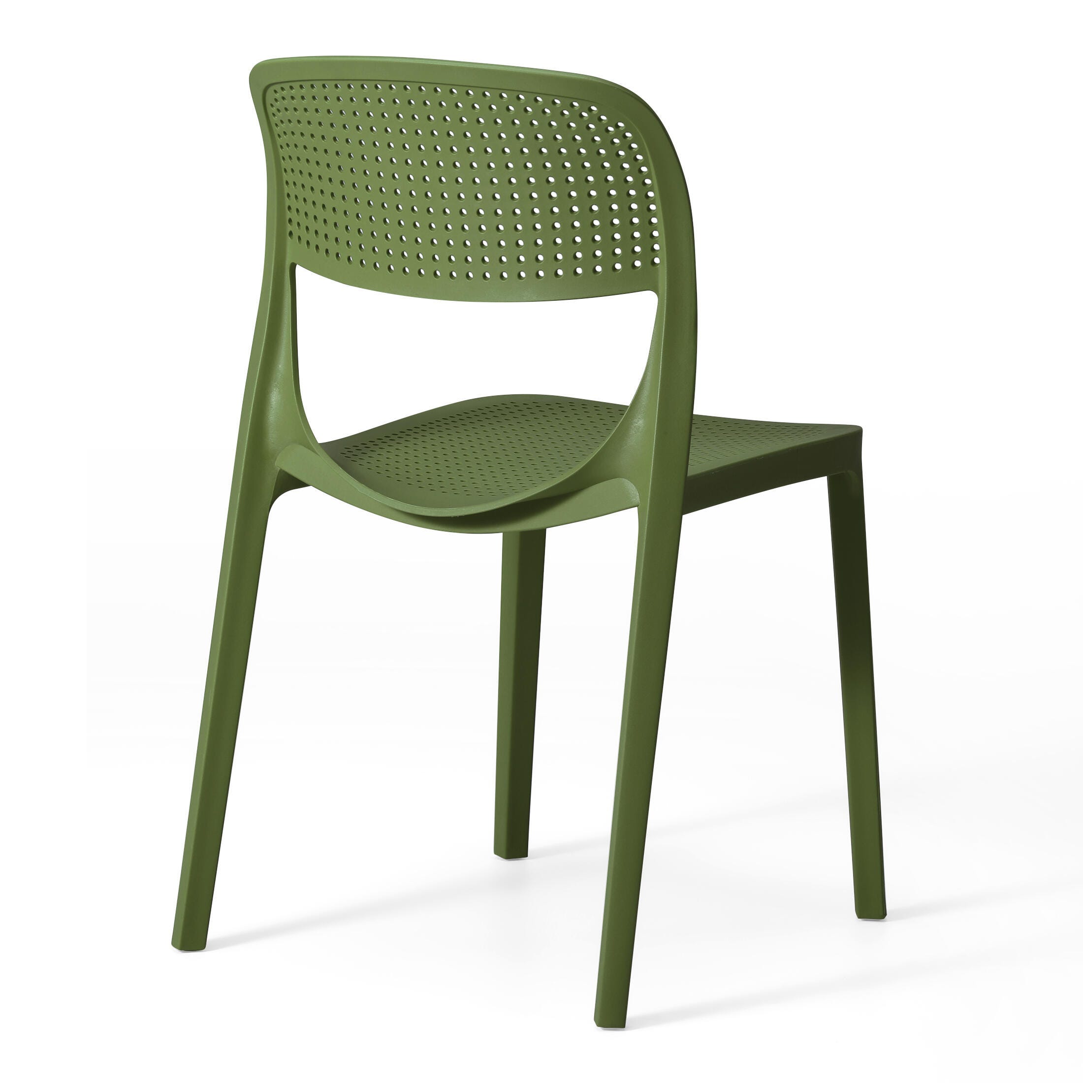 Westin Furniture Valencia Outdoor Dining Chair (Set of 2), Olive Green, large