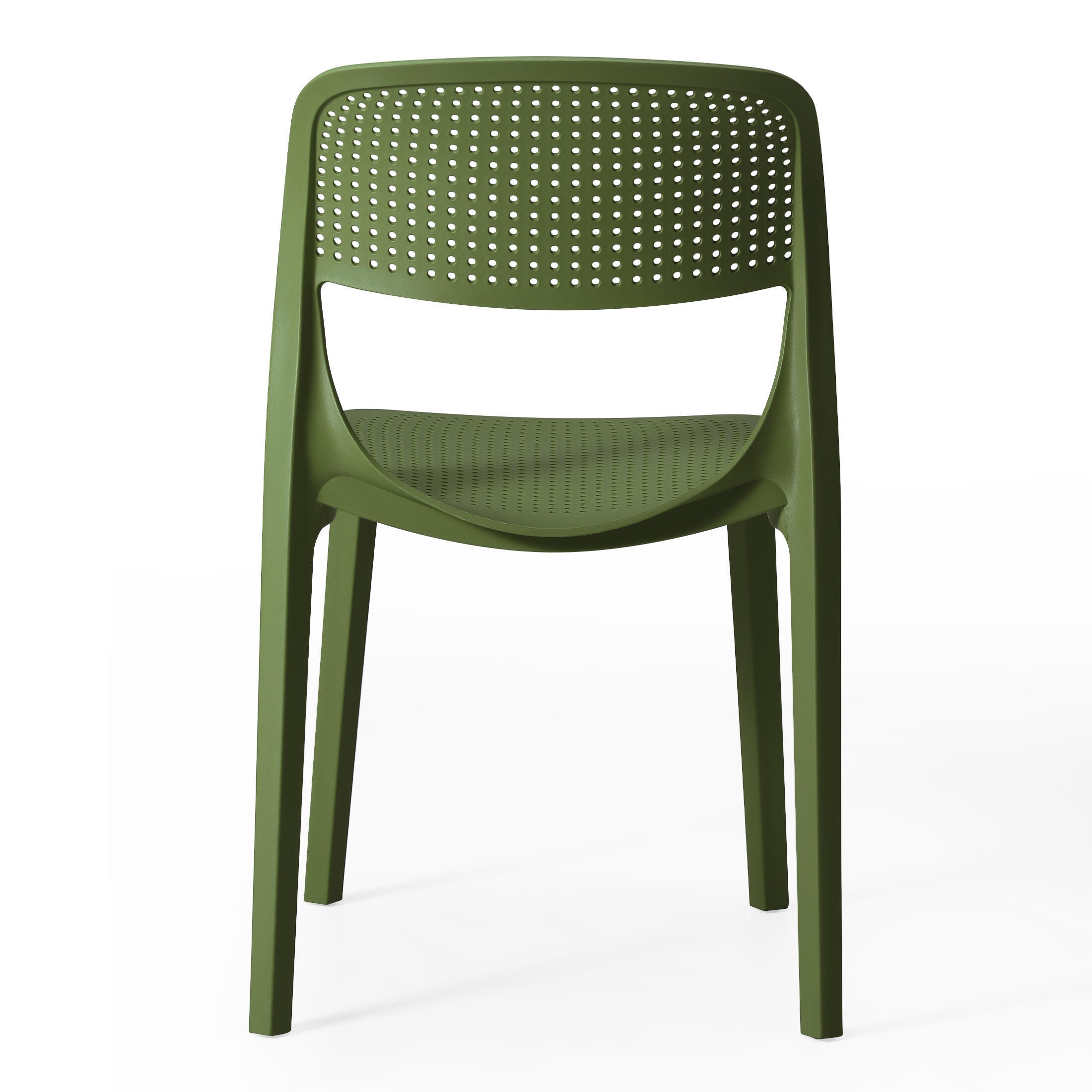 Westin Furniture Valencia Outdoor Dining Chair (Set of 2), Olive Green, large