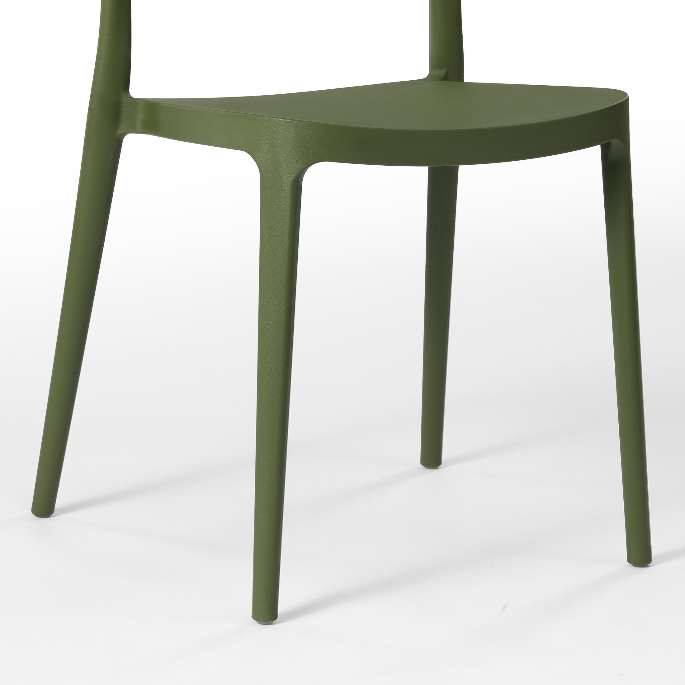 Westin Furniture Meadow Outdoor Dining Chair (Set of 2), Olive Green, large