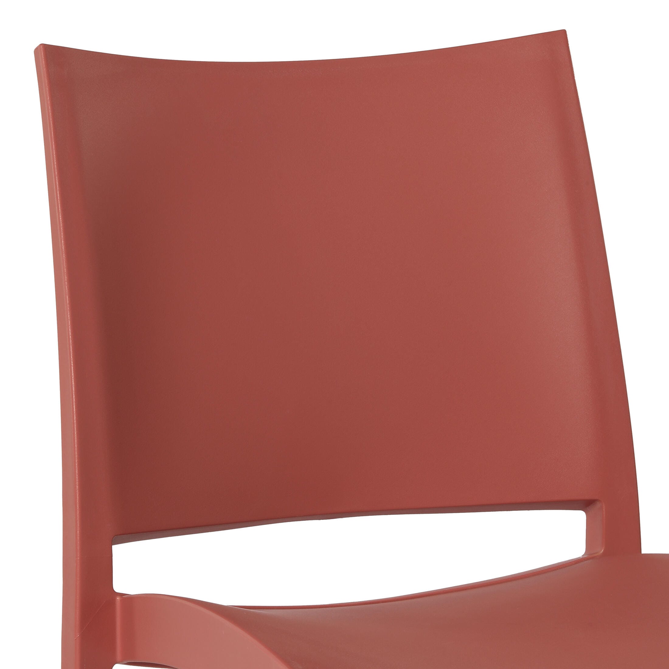 Westin Furniture Marbella Outdoor Dining Chair (Set of 2), Red, large