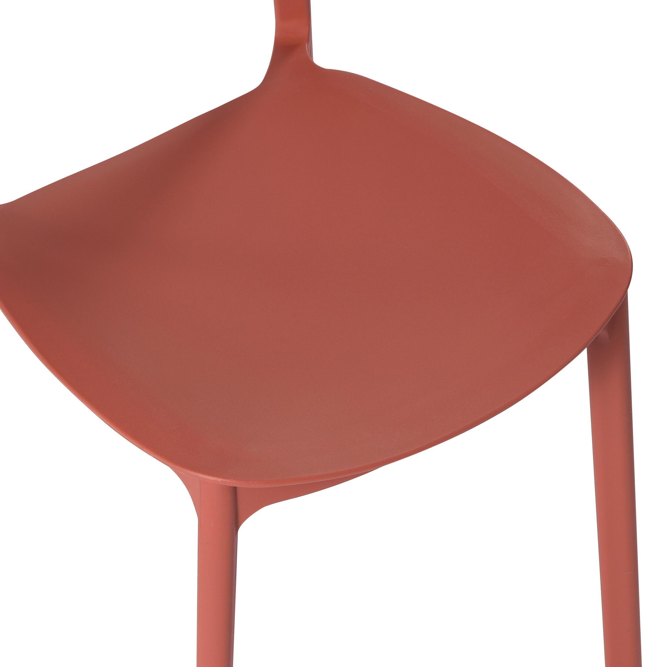 Westin Furniture Sterling Outdoor Dining Chair (Set of 2), Red, large