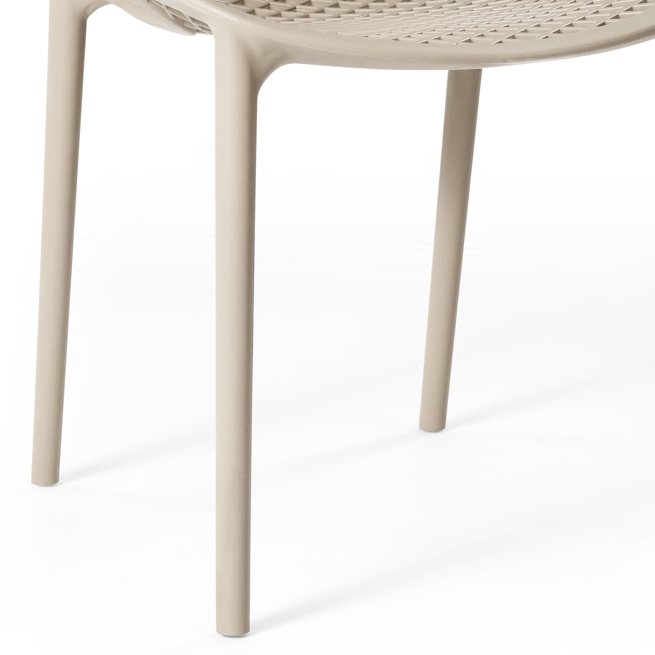 Westin Furniture Rhode Outdoor Dining Chair (Set of 2), Sand, large