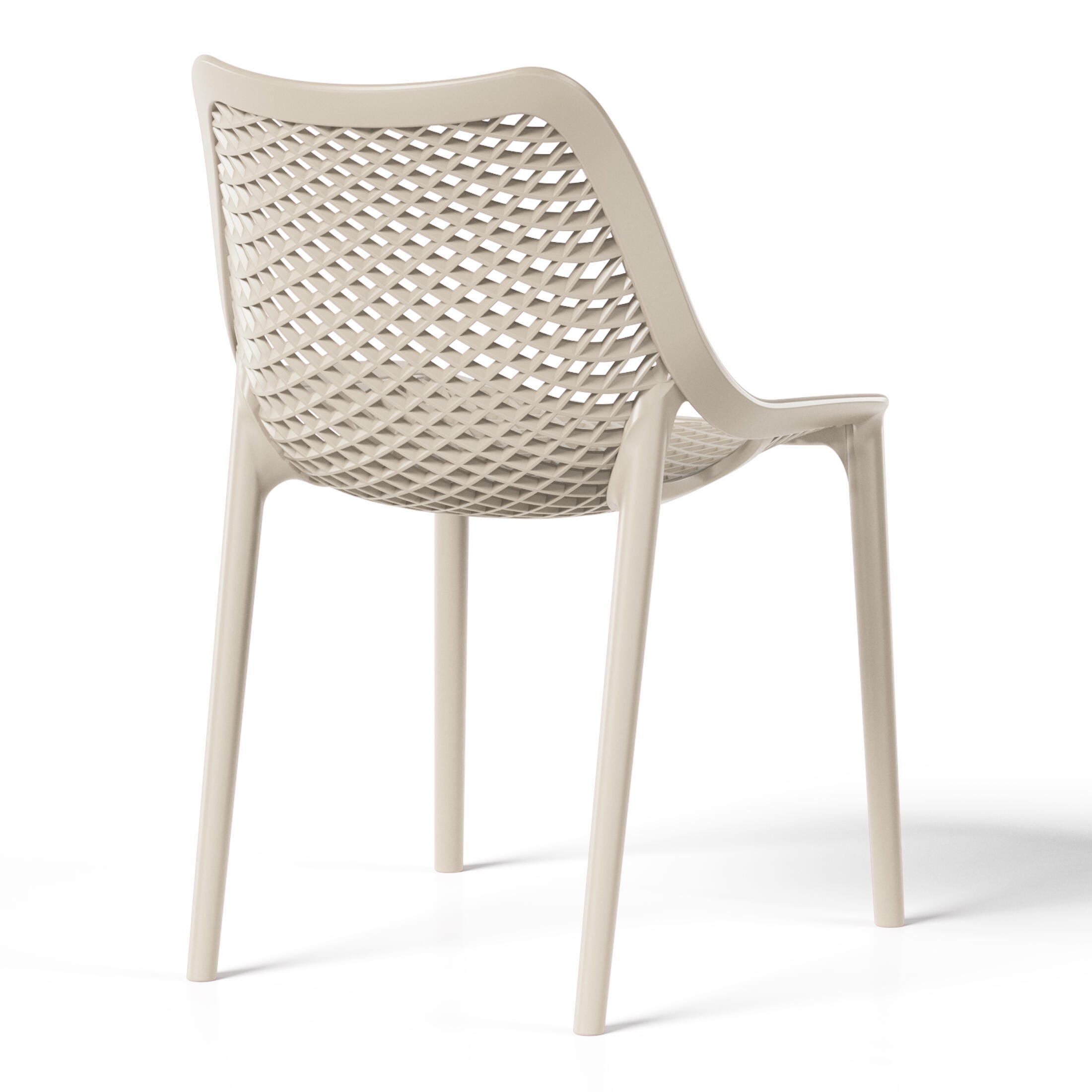 Westin Furniture Rhode Outdoor Dining Chair (Set of 2), Sand, large