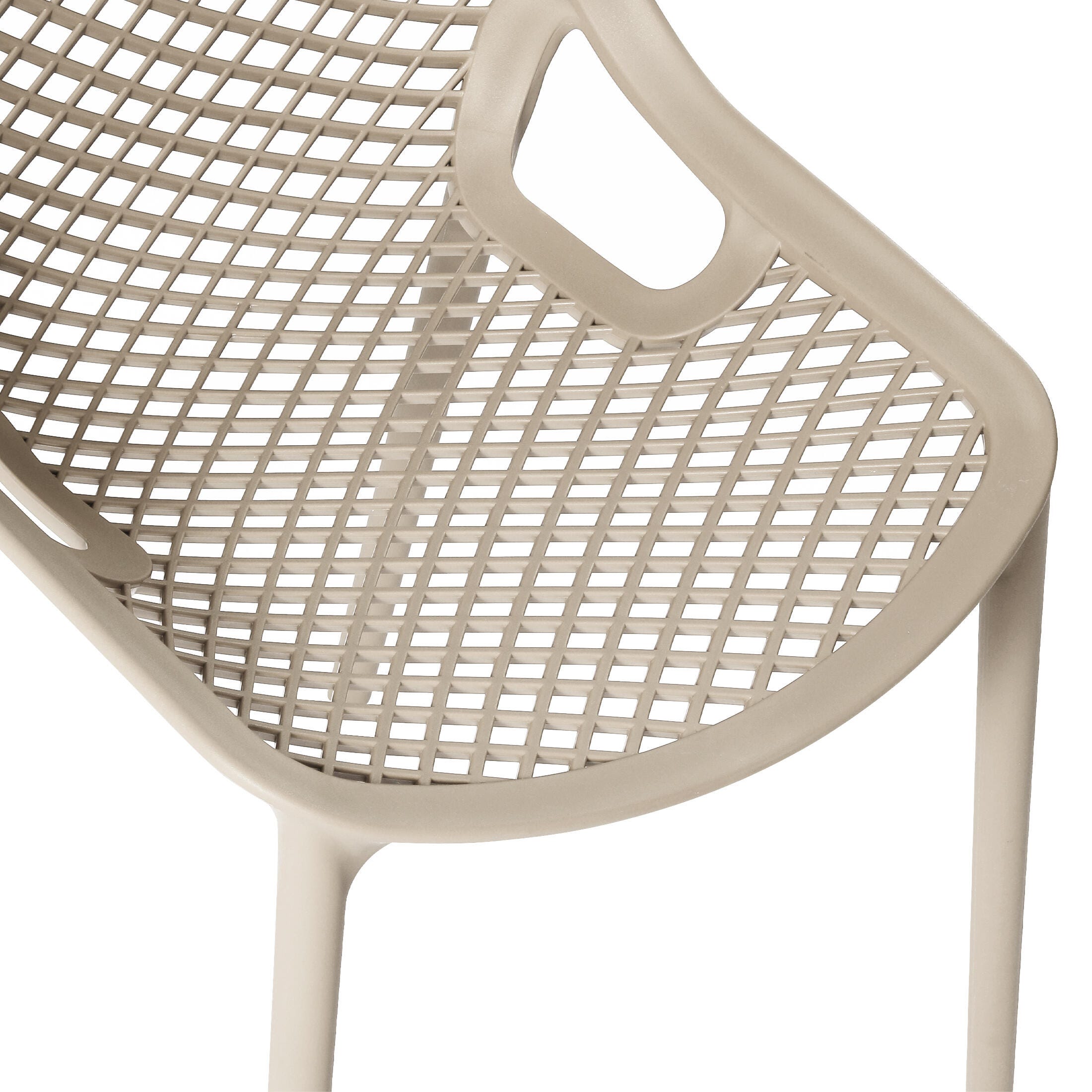 Westin Furniture Rhode Outdoor Dining Chair (Set of 2), Sand, large