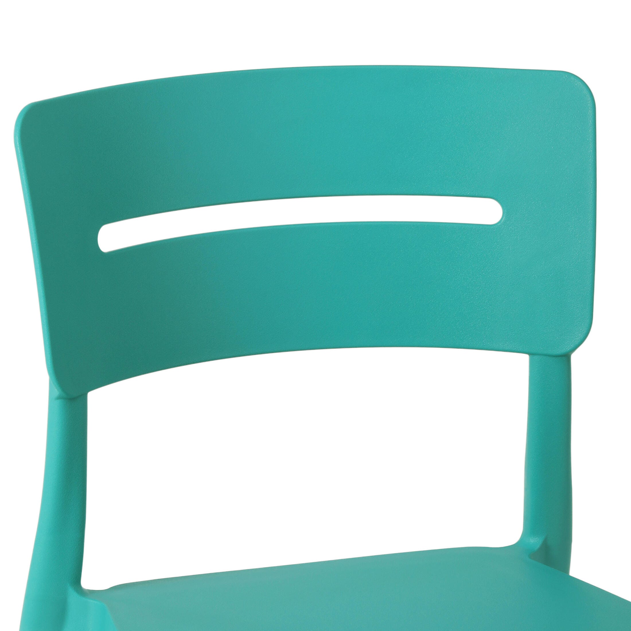 Westin Furniture Meadow Outdoor Dining Chair (Set of 2), Turquoise, large