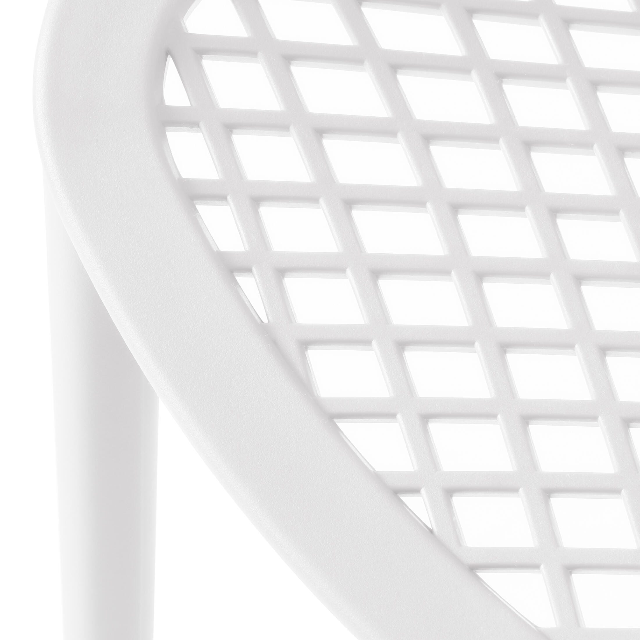 Westin Furniture Rhode Outdoor Dining Chair (Set of 2), White, large