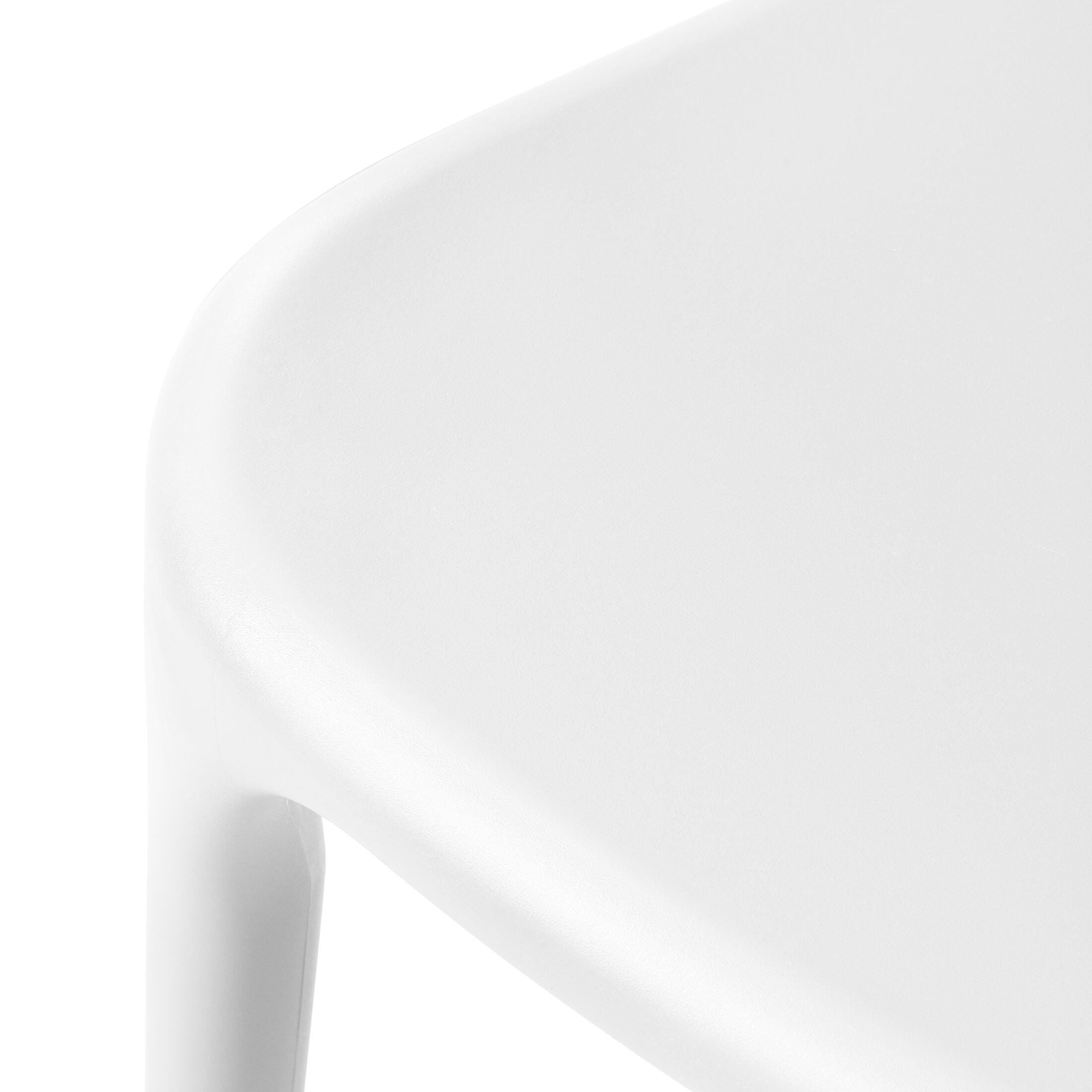 Westin Furniture Marina Outdoor Dining Chair (Set of 2), White, large
