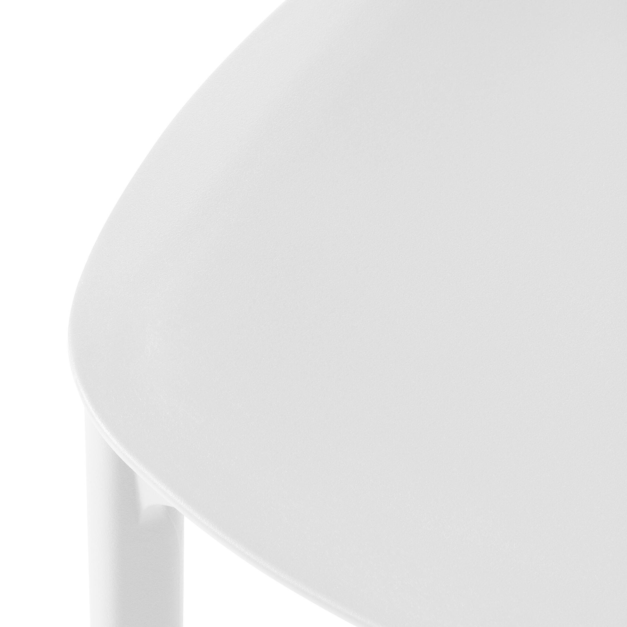 Westin Furniture Sterling Outdoor Dining Chair (Set of 2), White, large