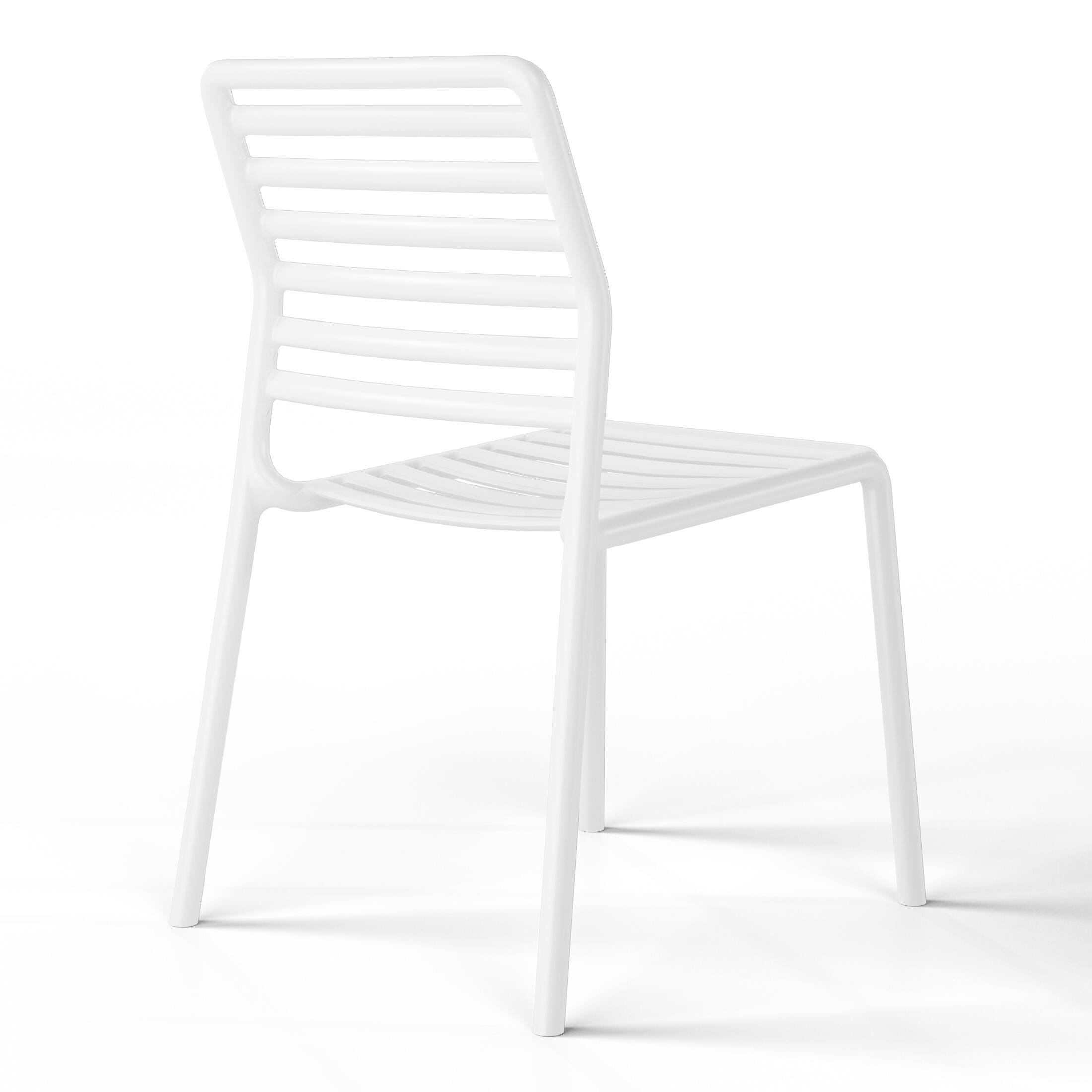 Westin Furniture Juniper Outdoor Dining Chair (Set of 2), White, large