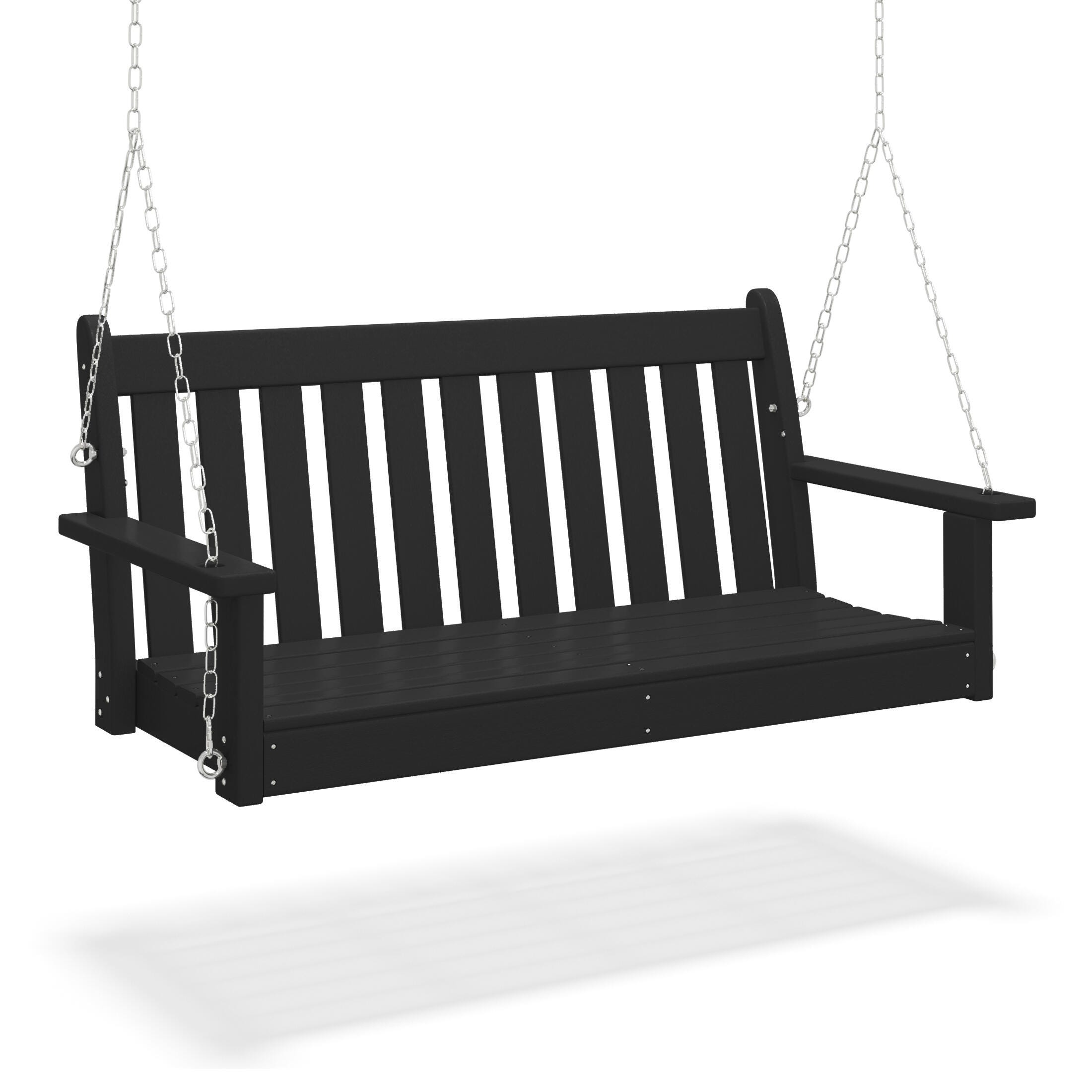 Westin Furniture Laguna Outdoor Swing, Black, large