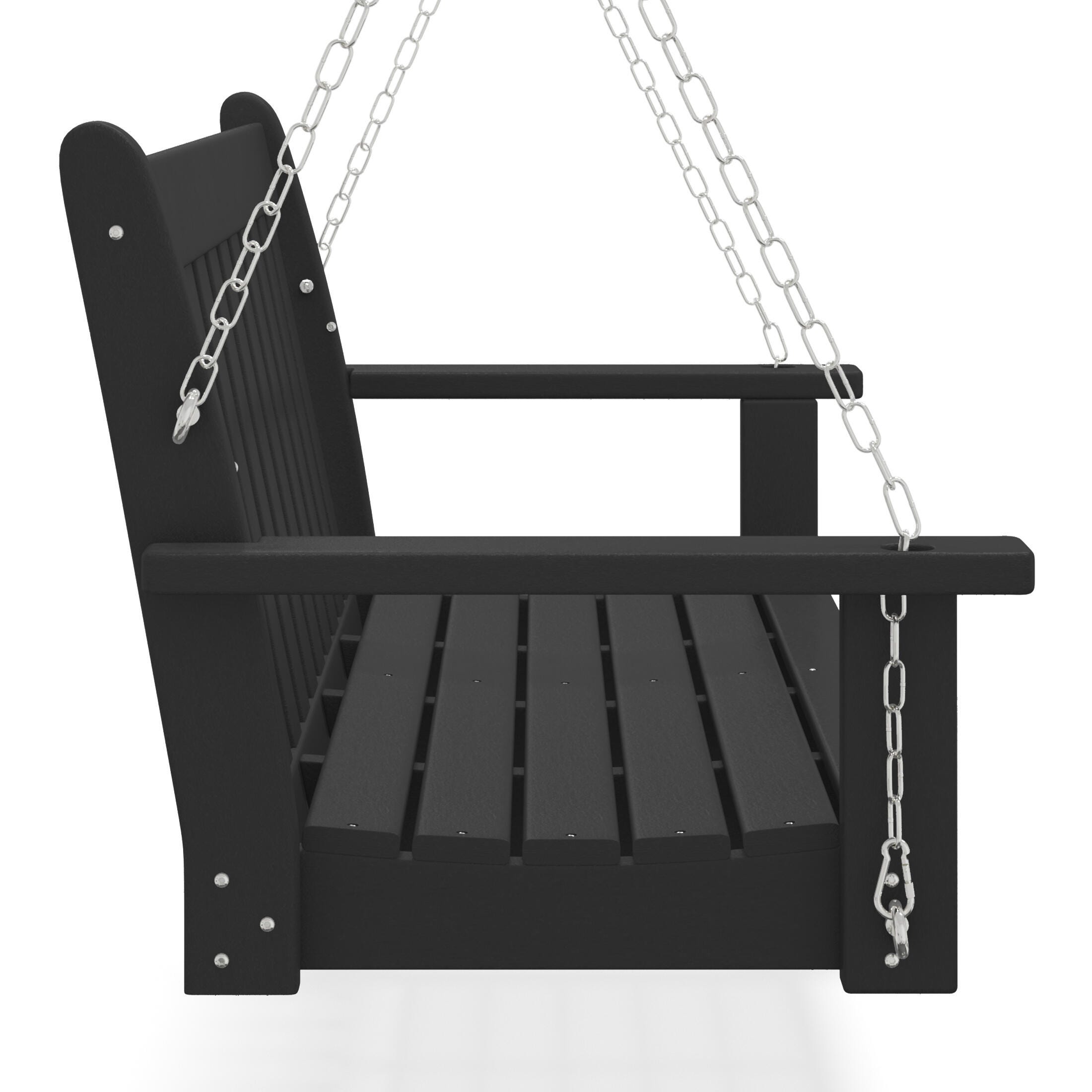 Westin Furniture Laguna Outdoor Swing, Black, large