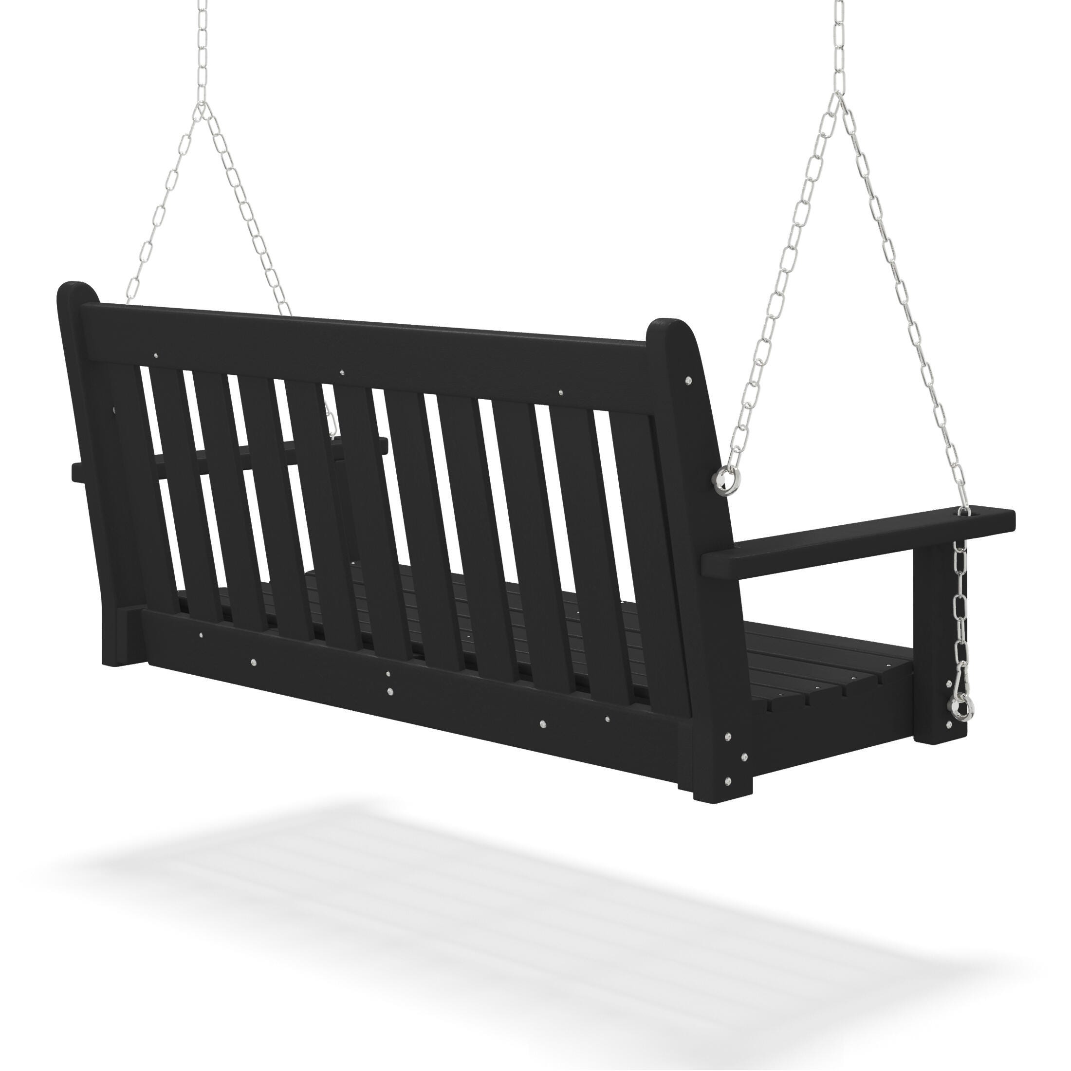 Westin Furniture Laguna Outdoor Swing, Black, large