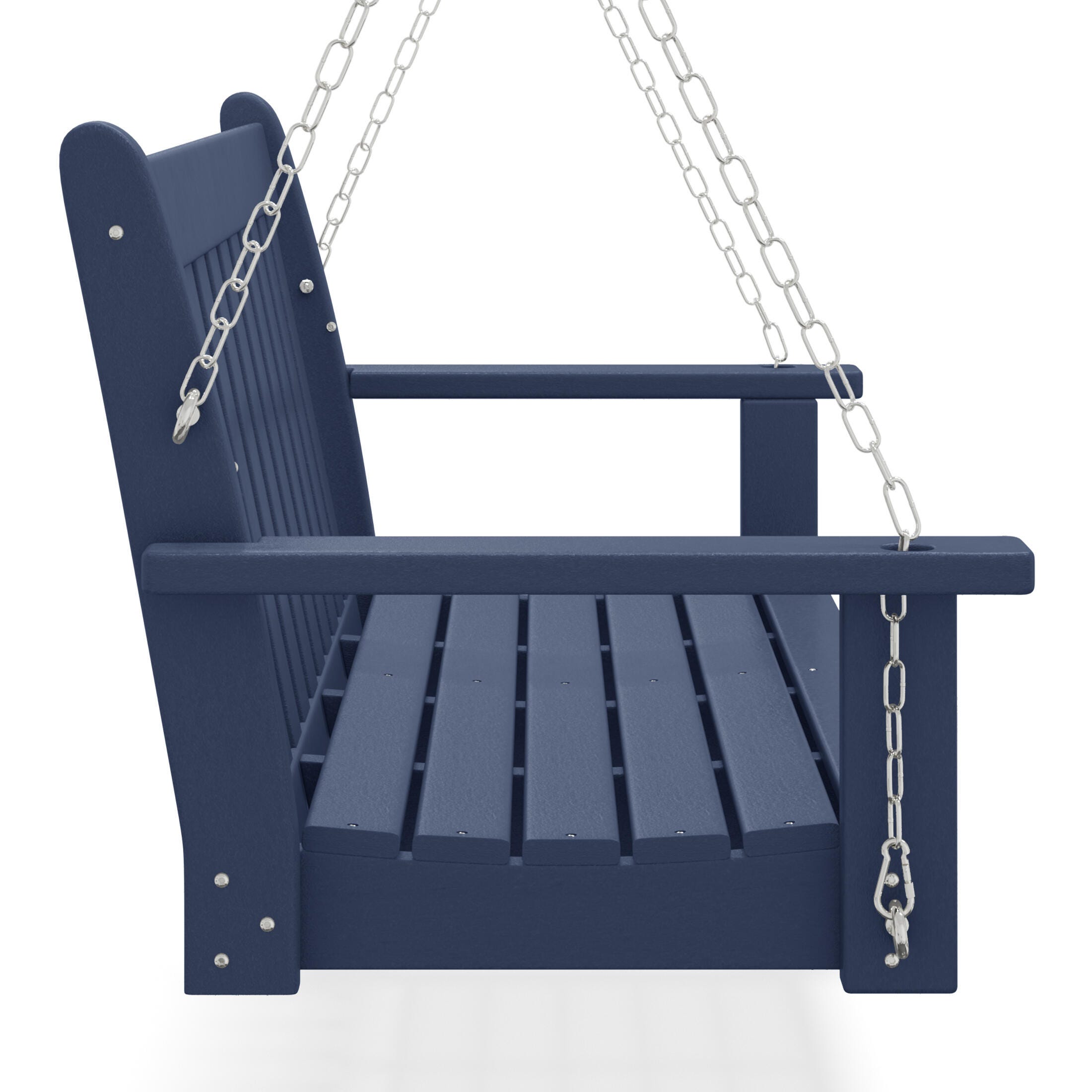 Westin Furniture Laguna Outdoor Swing, Navy Blue, large