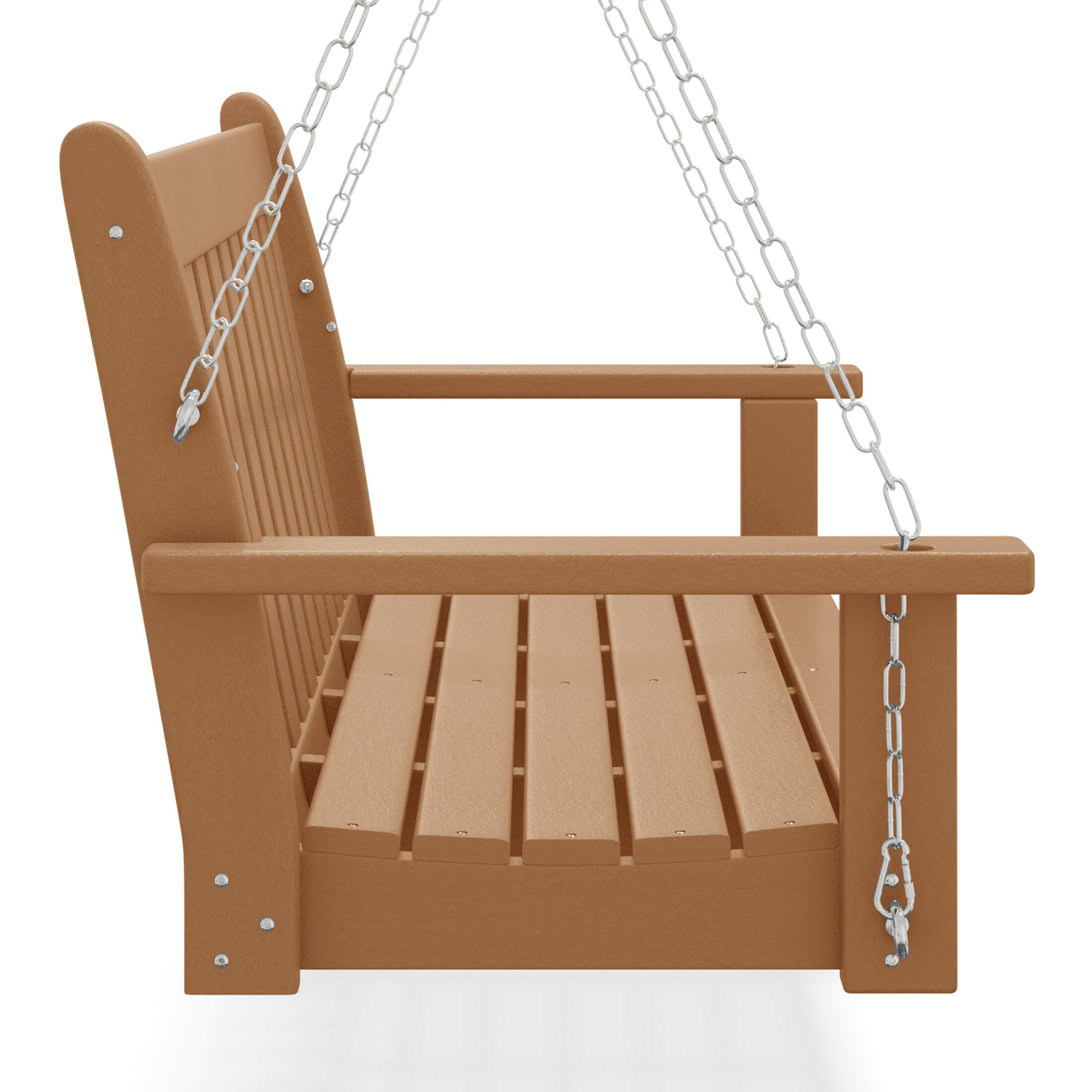 Westin Furniture Laguna Outdoor Swing, Teak, large