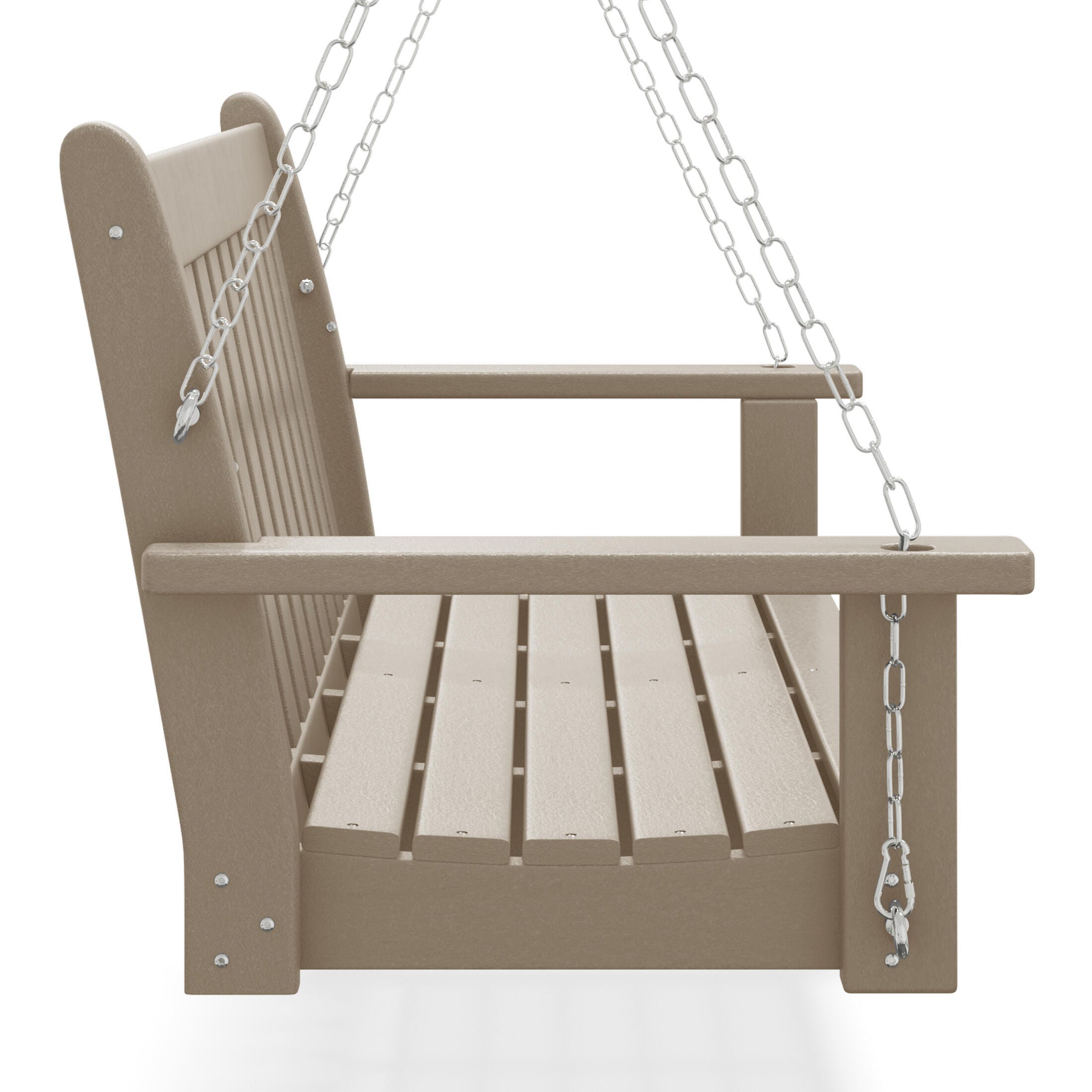 Westin Furniture Laguna Outdoor Swing, Brown, large